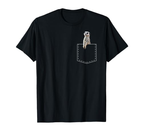 Cooles süßes Erdmännchen-Geschenk für Männer Frauen Afrika Zoo Tier T-Shirt von African Wildlife Clothes