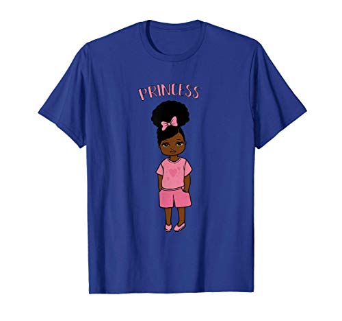 Afro-Mädchen, afrikanische Prinzessin T-Shirt von Afro Pride Merch