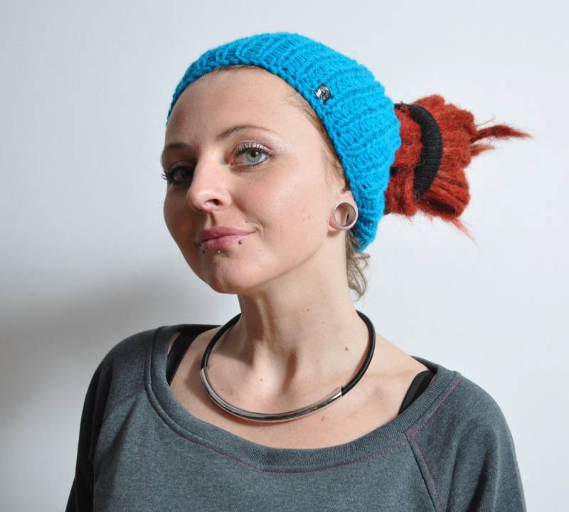 Dreadlocks Band Tube Hat Stirnband Rasta Dreads Turban Beanie Winter Ski Acryl Garn von AfroStyl