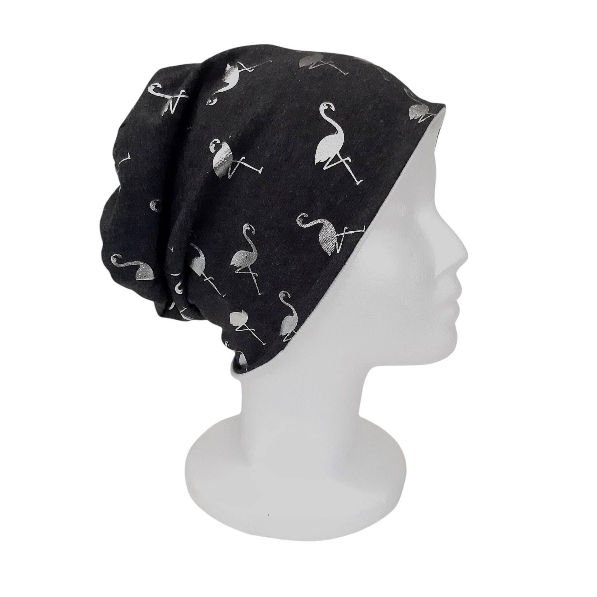 Beanie, Mütze Mit Flamingos von Afrosteff