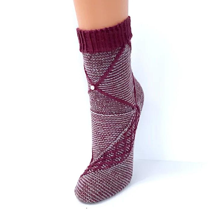 Designer Socken "Catch The Pearl 3D" in Gr. 37/38 von Afrosteff
