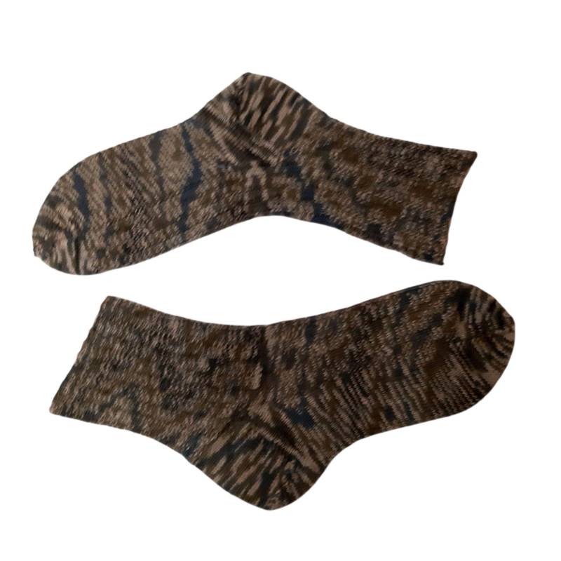 Handgestrickte Herrensocken Gr. 46-47 Im Ripp-Muster von Afrosteff