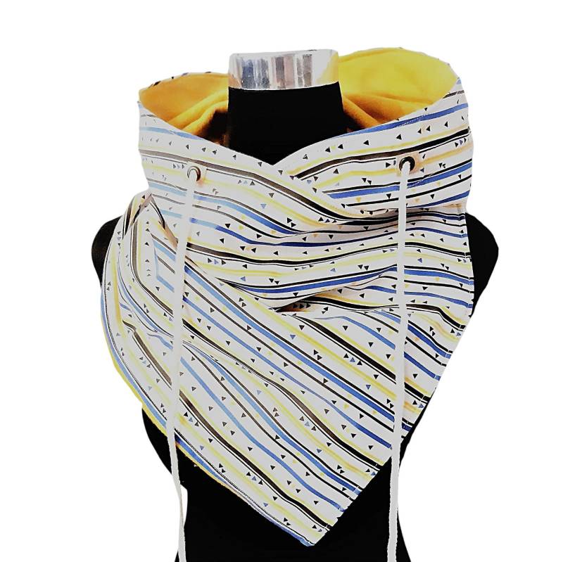 Schnürschal, Wickelschal Mit Fleece, Dreieckstuch Schnürschal, Wickelschal Mit Fleece, Dreieckstuch von Afrosteff