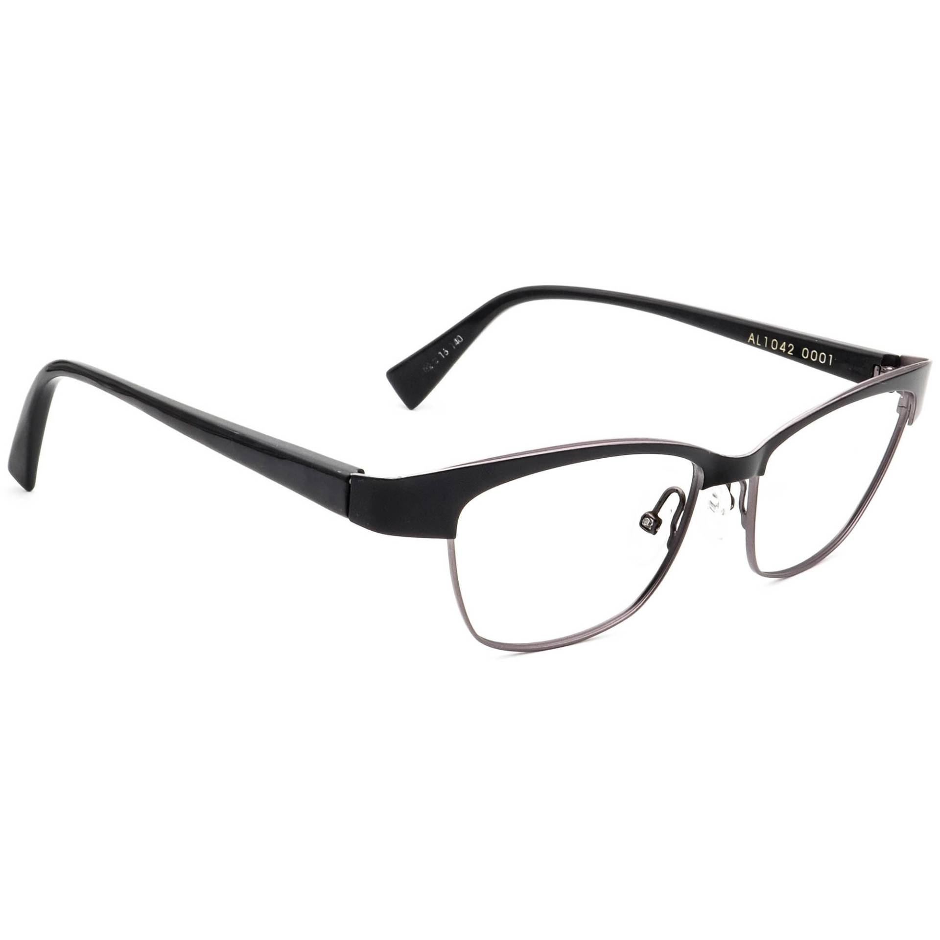 Alain Mikli Brille Al1042 0001 Black&grey Cat Eye France 52[]16 140 Handmade von AfsharOptics