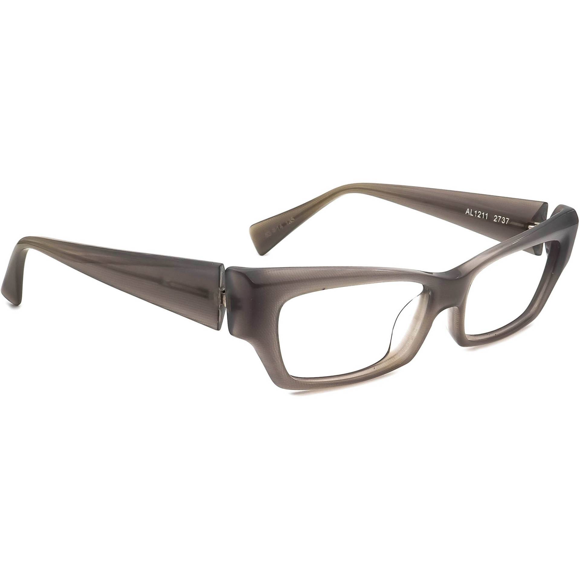 Alain Mikli Brille Al1211 2737 Grau Rechteckig Frankreich 53[]14 135 Handmade von AfsharOptics