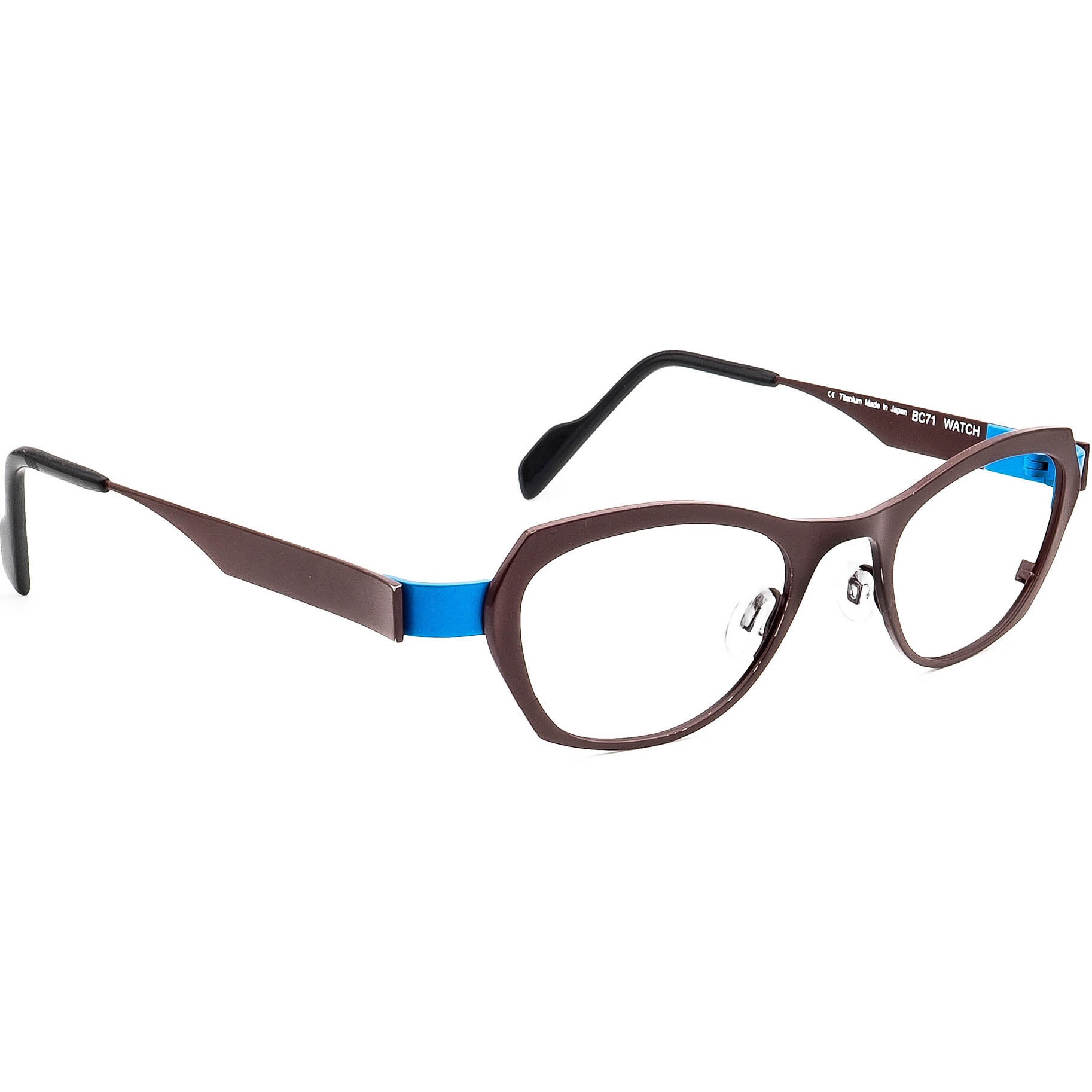 Anne Et Valentin Brille Bc71 Uhr Titan Braun&blau Rahmen Japan 45-20 135 von AfsharOptics