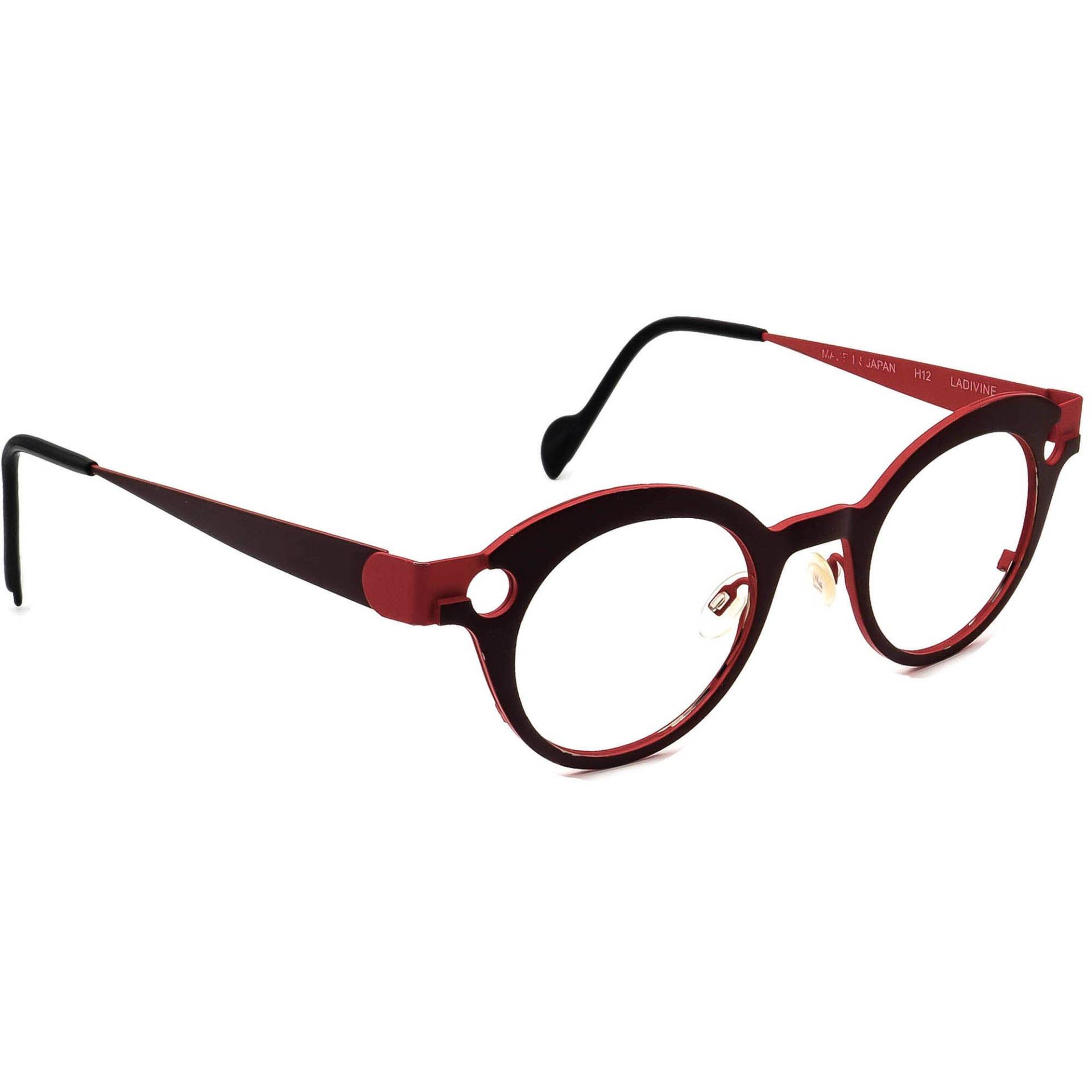 Anne Et Valentin Brillen H12 Ladivine Titan Braun/Rot Japan 43[]21 130 von AfsharOptics