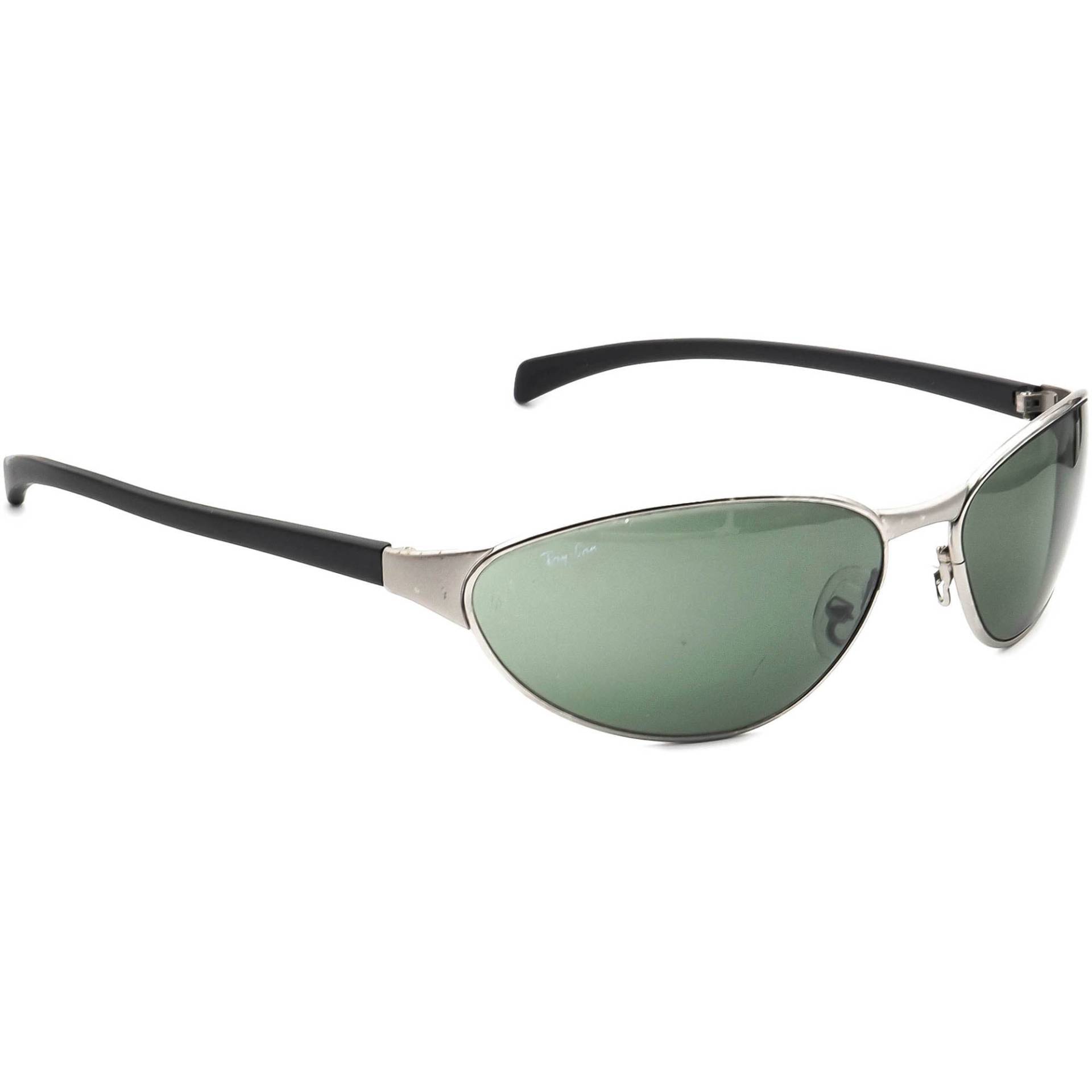 Bausch Und Lomb | B&l Herren Sonnenbrille W3061 Pras Silber/Matt Schwarz Wrap Usa 62mm von AfsharOptics