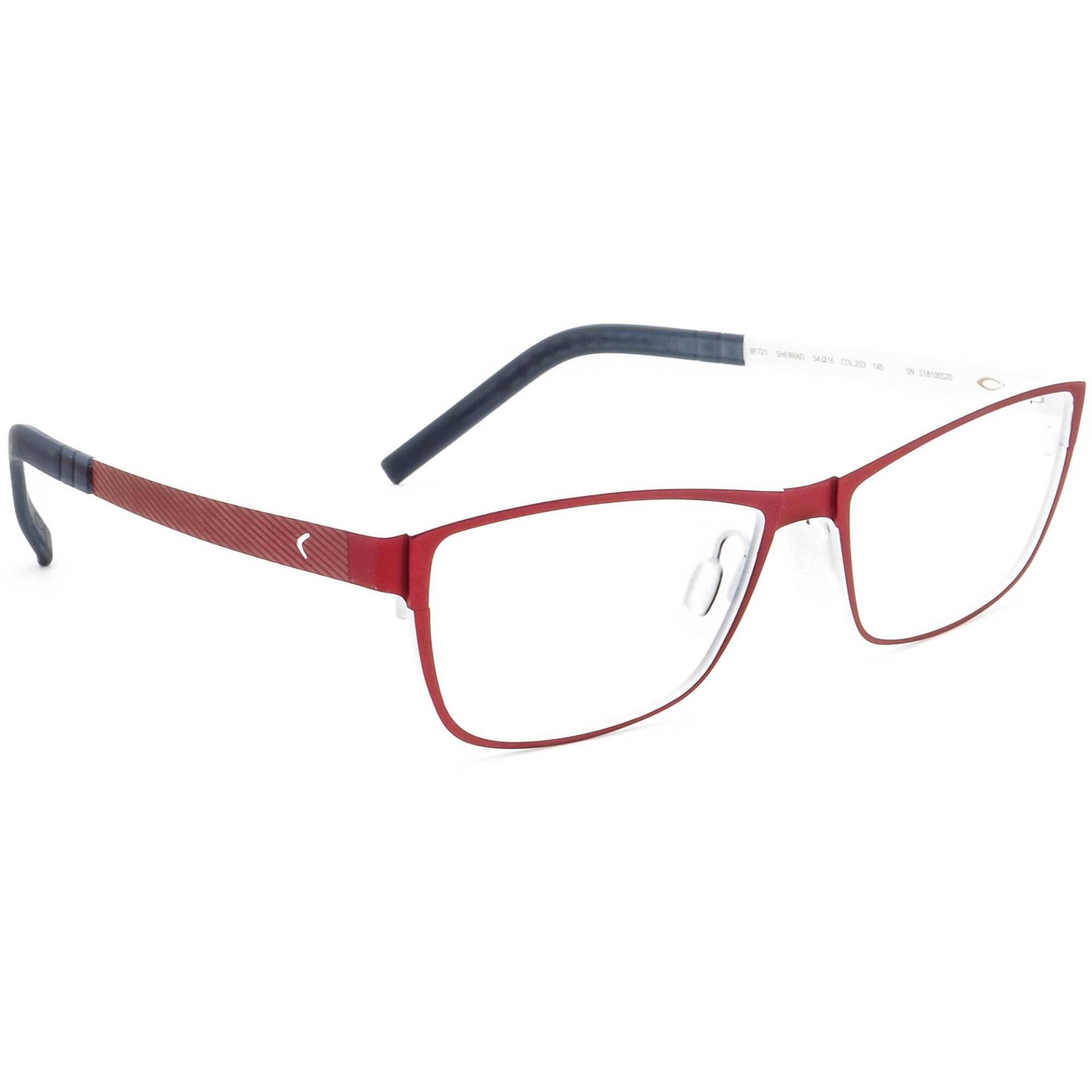 Blackfin Brille Bf721 Sherrad Col.203 Titan Rot Rahmen Italien 54[]16 145 von AfsharOptics