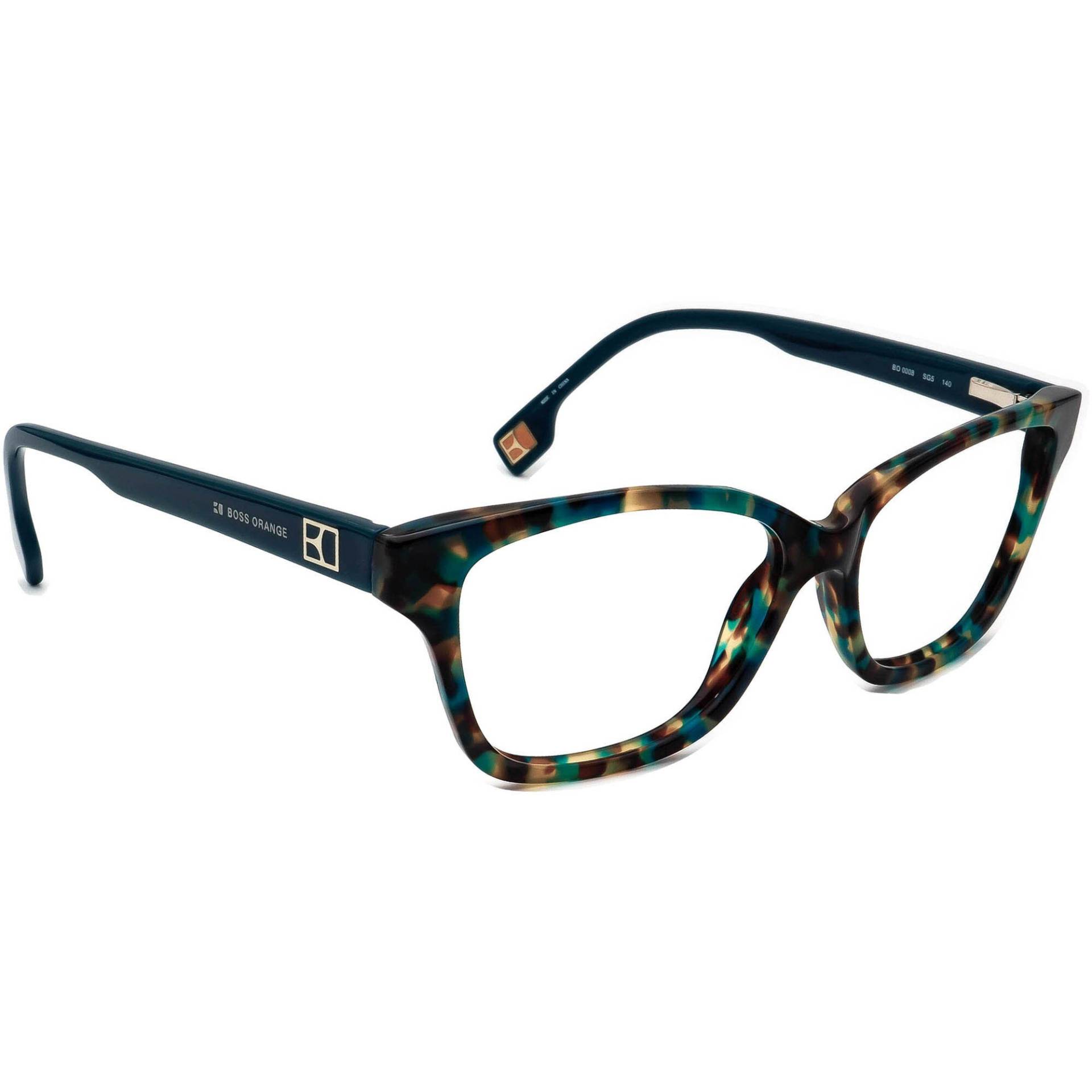 Boss Orange Brille Bo 0008 Sg5 Türkis Schildkröte/Blau Rahmen 54[]14 140 von AfsharOptics