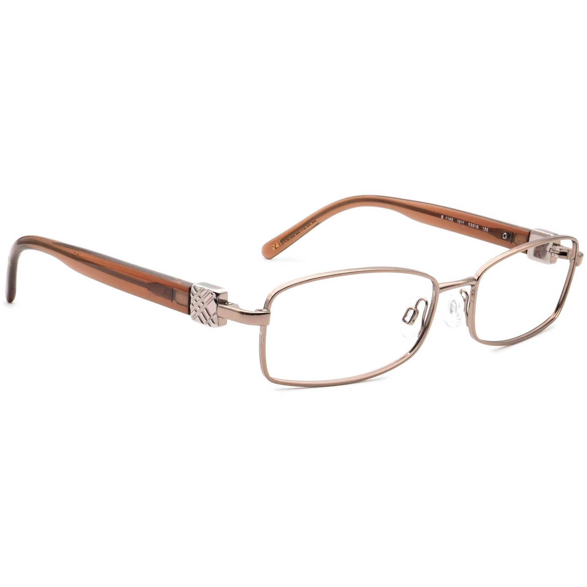 Burberry Damen Brille B 1145 1016 Braun Rechteckiger Rahmen Italien 53[]16 135 von AfsharOptics