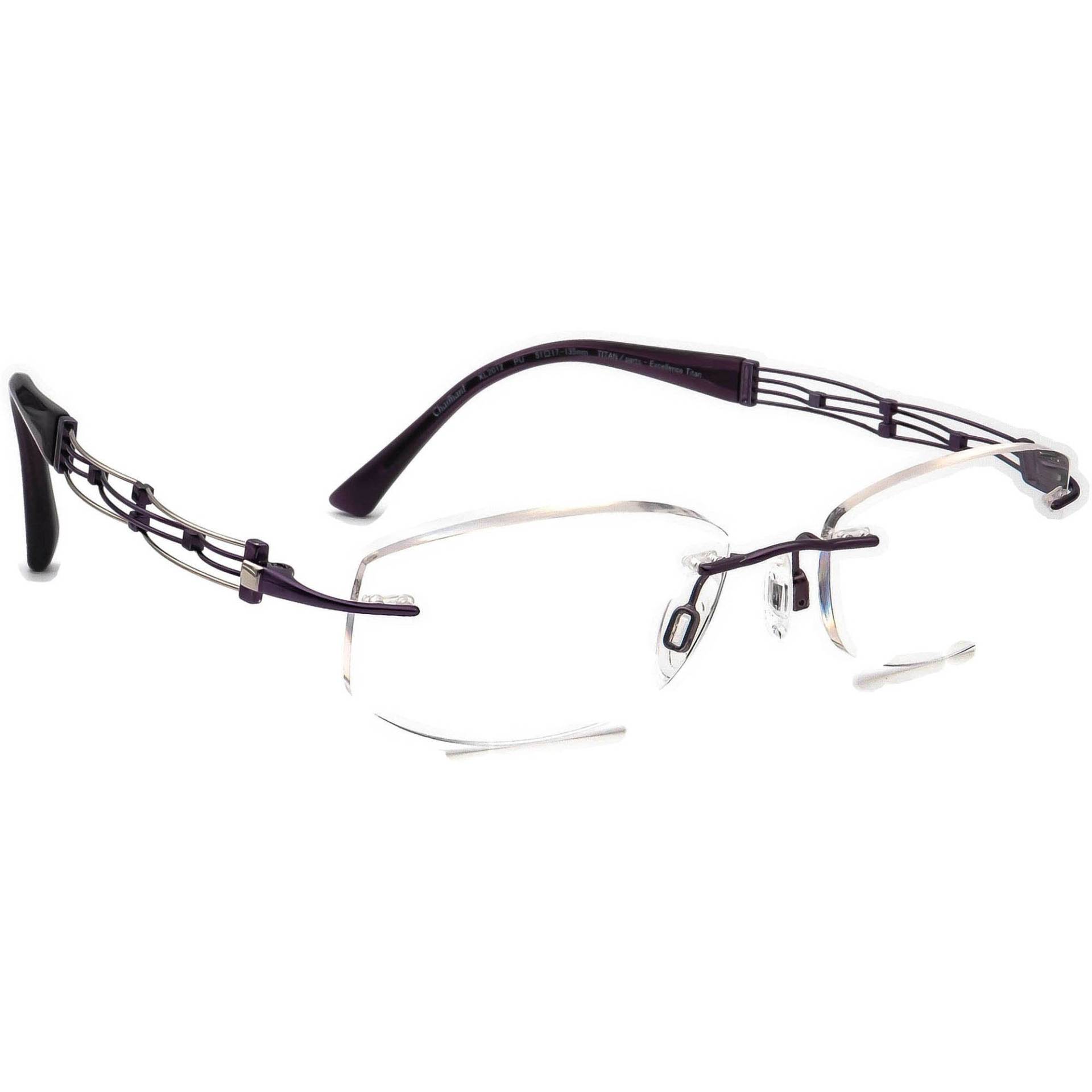 Charmant Brille Line Art Xl2012 Pu Titan Lila Randlos Japan 51[]17 135 von AfsharOptics