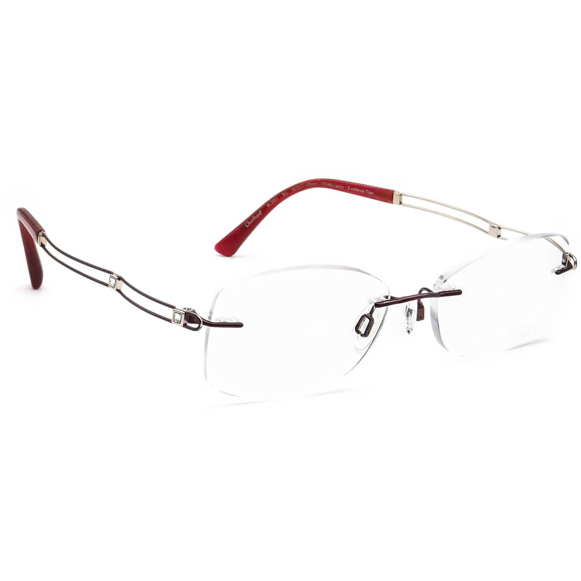 Charmant Brille Xl2051 Bu Lineart Titan Burgund Randlos Japan 52[]17 135 von AfsharOptics