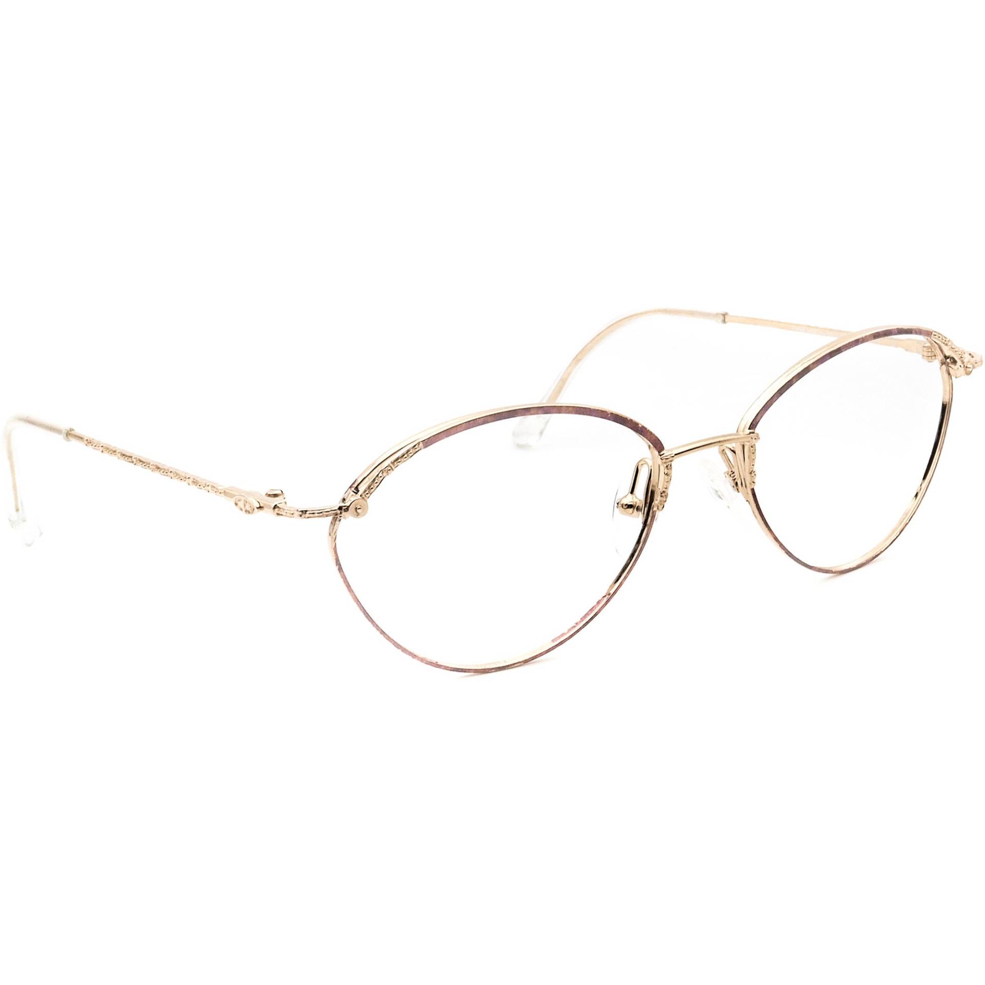 Christian Dior Brillen 2876 42 Gold/Purple Round Metal Österreich 54[]17 130 von AfsharOptics