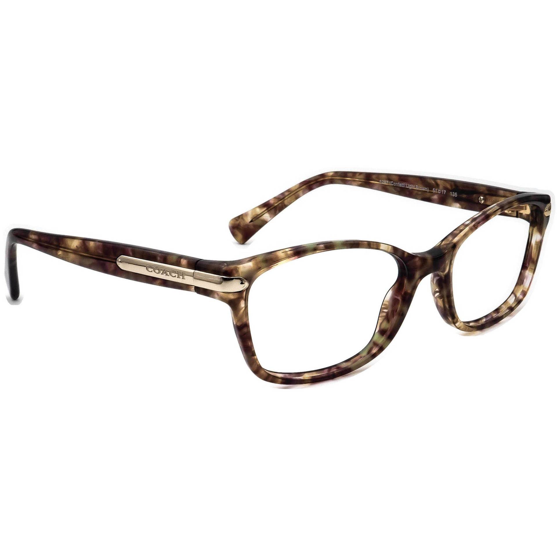 Coach Damen Brille Hc 6065 5287 Konfetti Hellbraun Rahmen 51[]17 135 von AfsharOptics