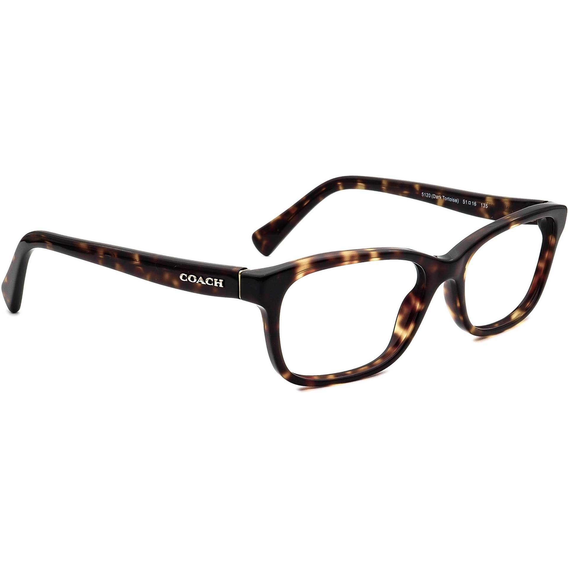 Coach Damen Brille Hc 6089 5120 Schildkröte Rechteckiger Rahmen 51[]16 135 von AfsharOptics