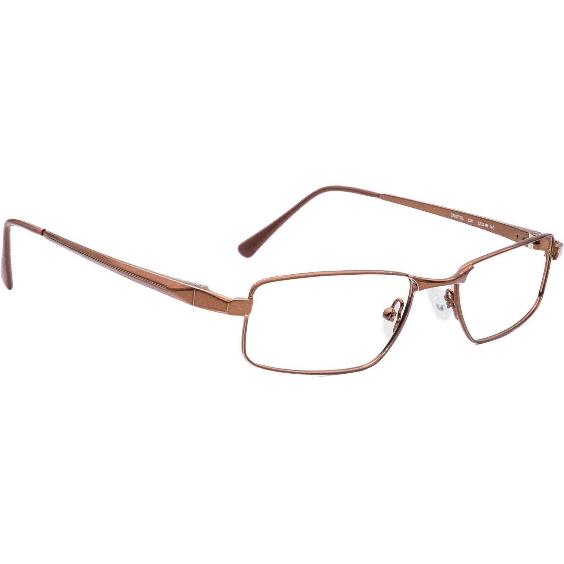 Columbia Brille Bristol C01 Kupfer Rechteckiger Metallrahmen 52[]18 140 von AfsharOptics