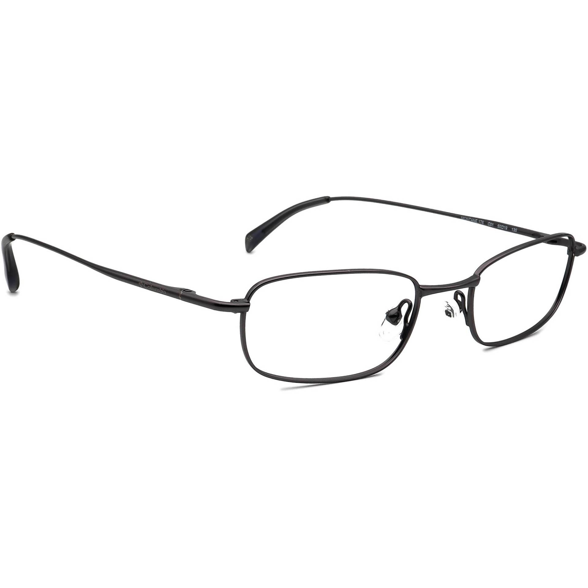 Columbia Brille Montane 176 C01 Gunmetal Rechteckiger Metallrahmen 50[]19 135 von AfsharOptics