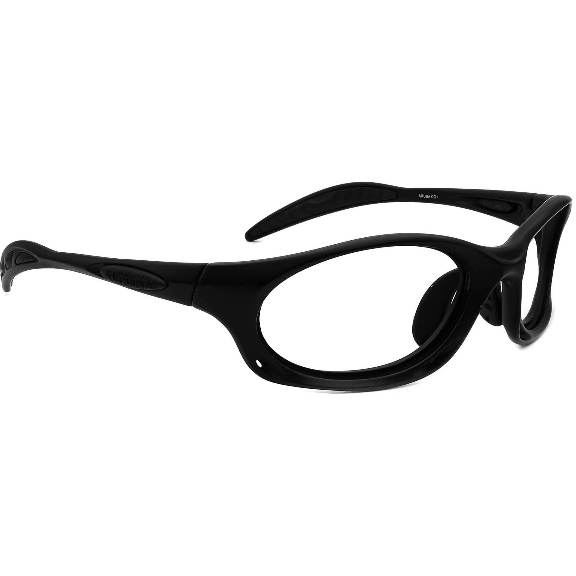 Columbia Herren Sonnenbrille Frame Only Aruba C01 Matte Black Wrap Japan 57 Mm von AfsharOptics