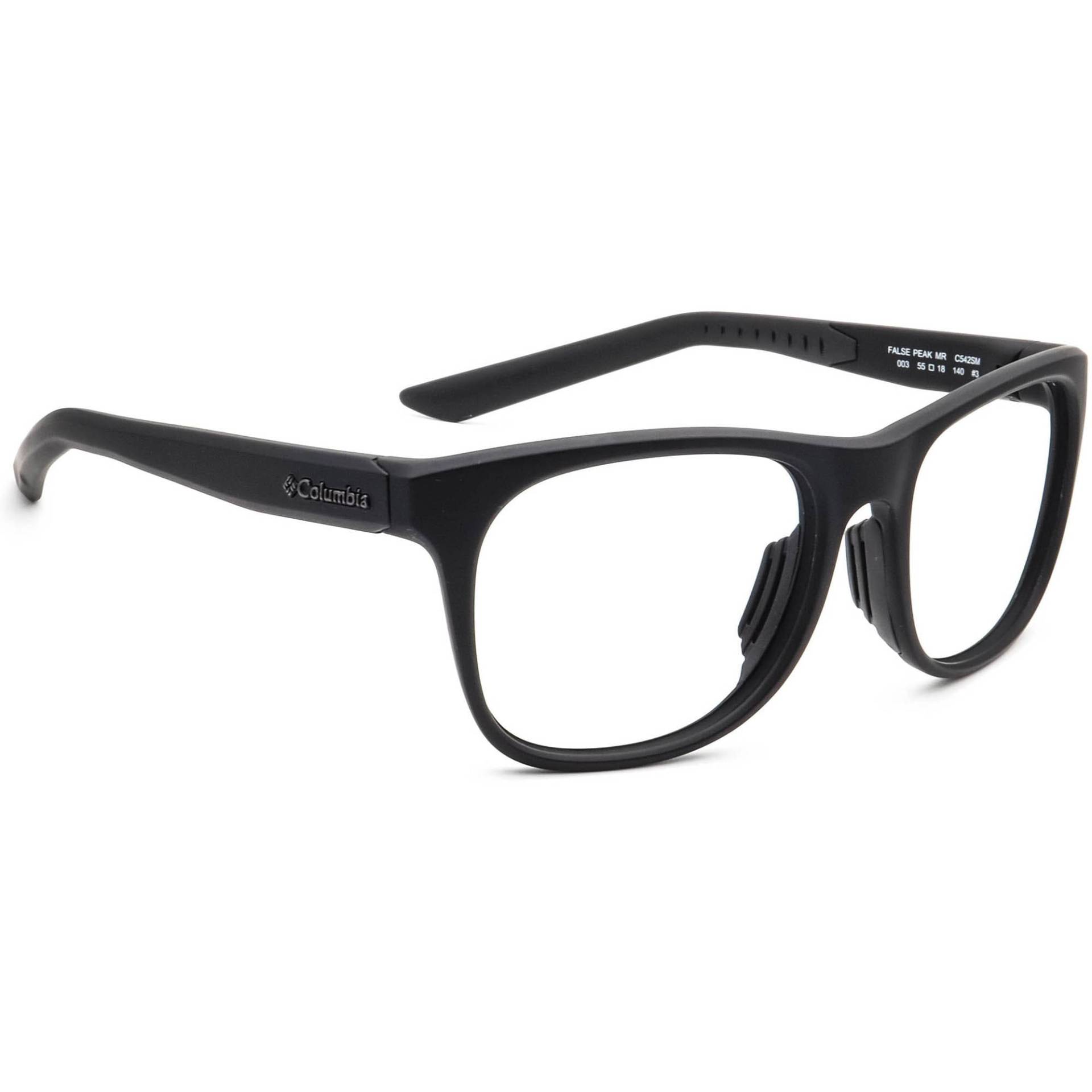 Columbia Sunglasses Frame Only False Peak Mr C542Sm 003 Matte Black Square 55 Mm von AfsharOptics