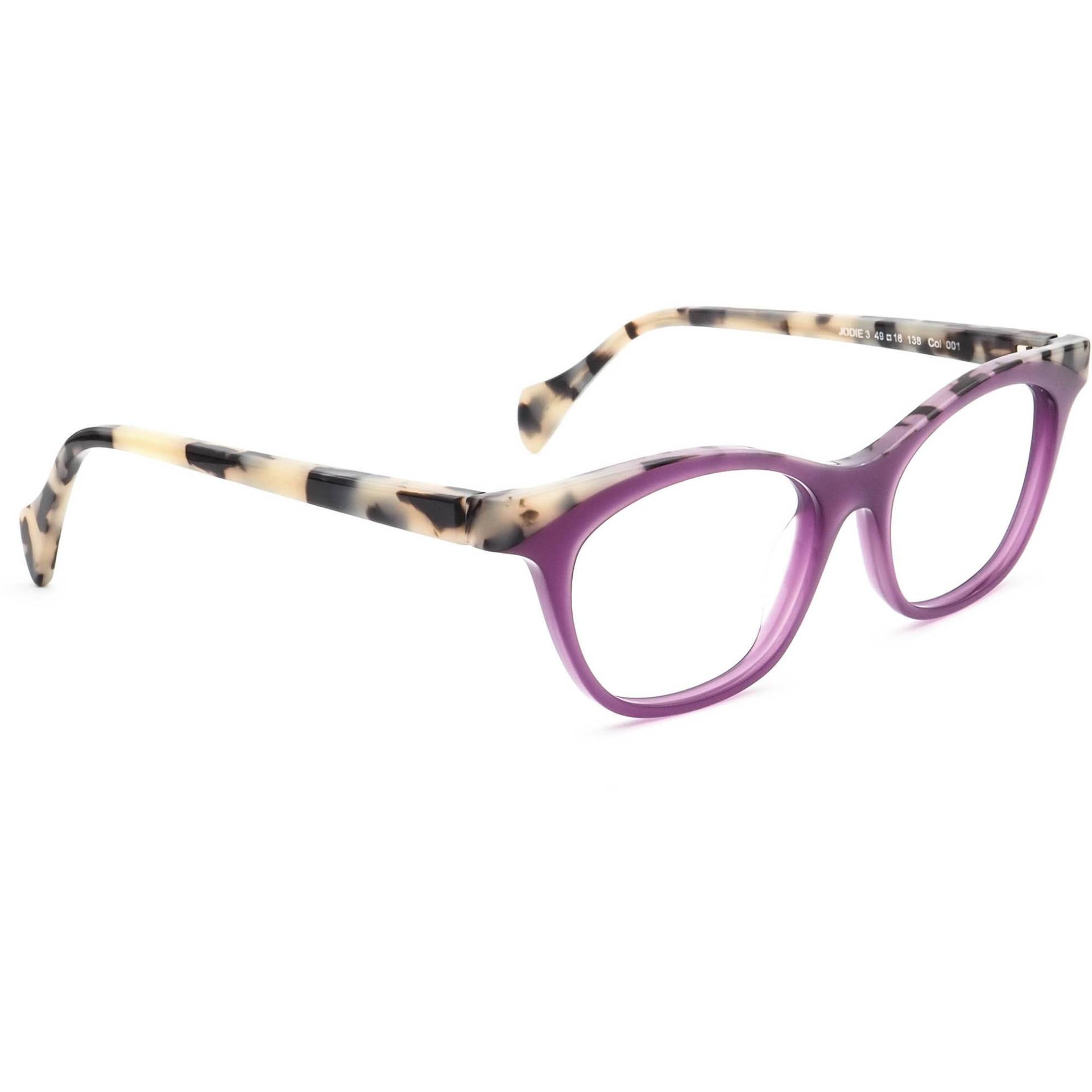 Face A Brille Jodie 3 Col 001 Lila&schildkröte France 49-16 138 Handmade von AfsharOptics