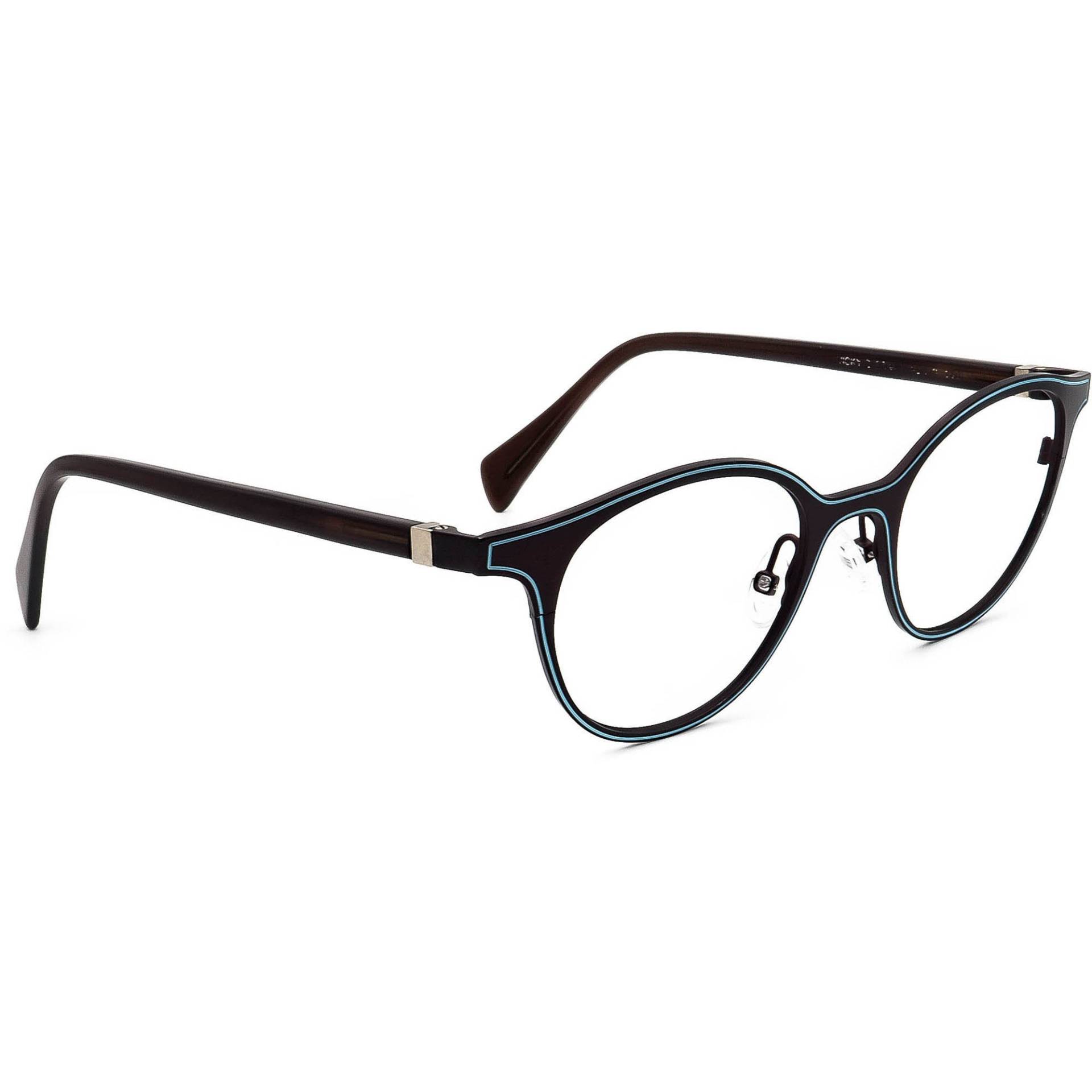 Face A Brille Vicky 2 9348 Rund Rahmen France 45[]19 140 Handmade von AfsharOptics