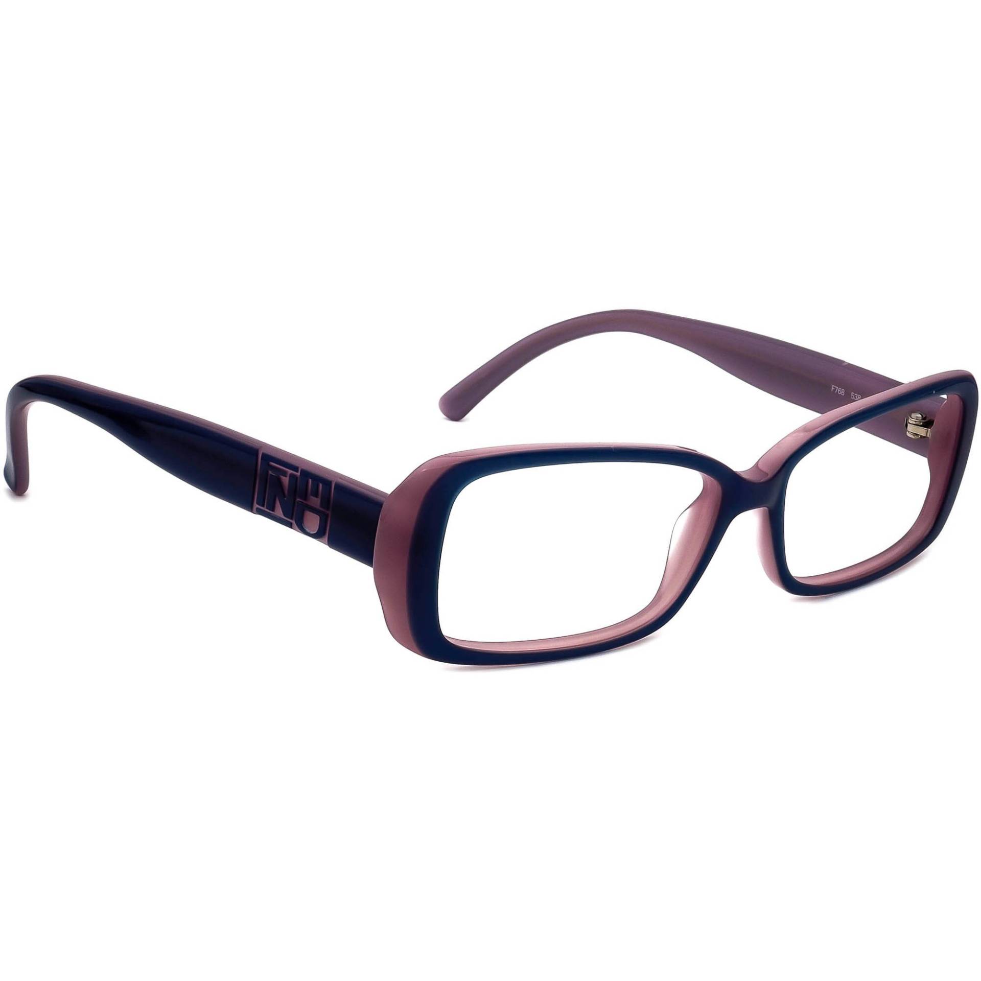 Fendi Damen Brille F768 538 Lila Rechteckrahmen Italien 53[]15 140 von AfsharOptics
