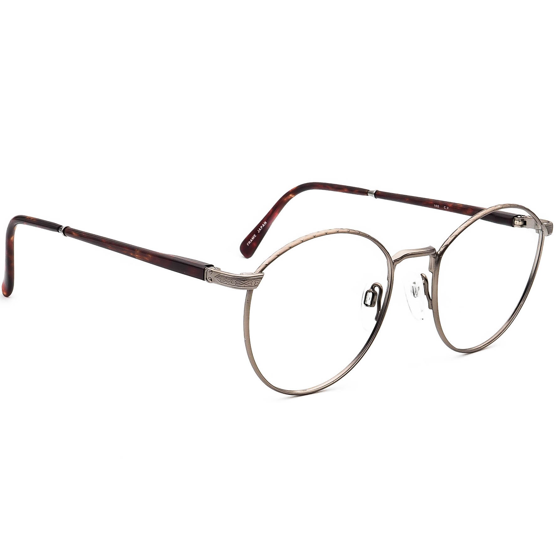 Givenchy Brille C.v. 42 Braun Matt Rund Rahmen Japan 52[]19 140 von AfsharOptics