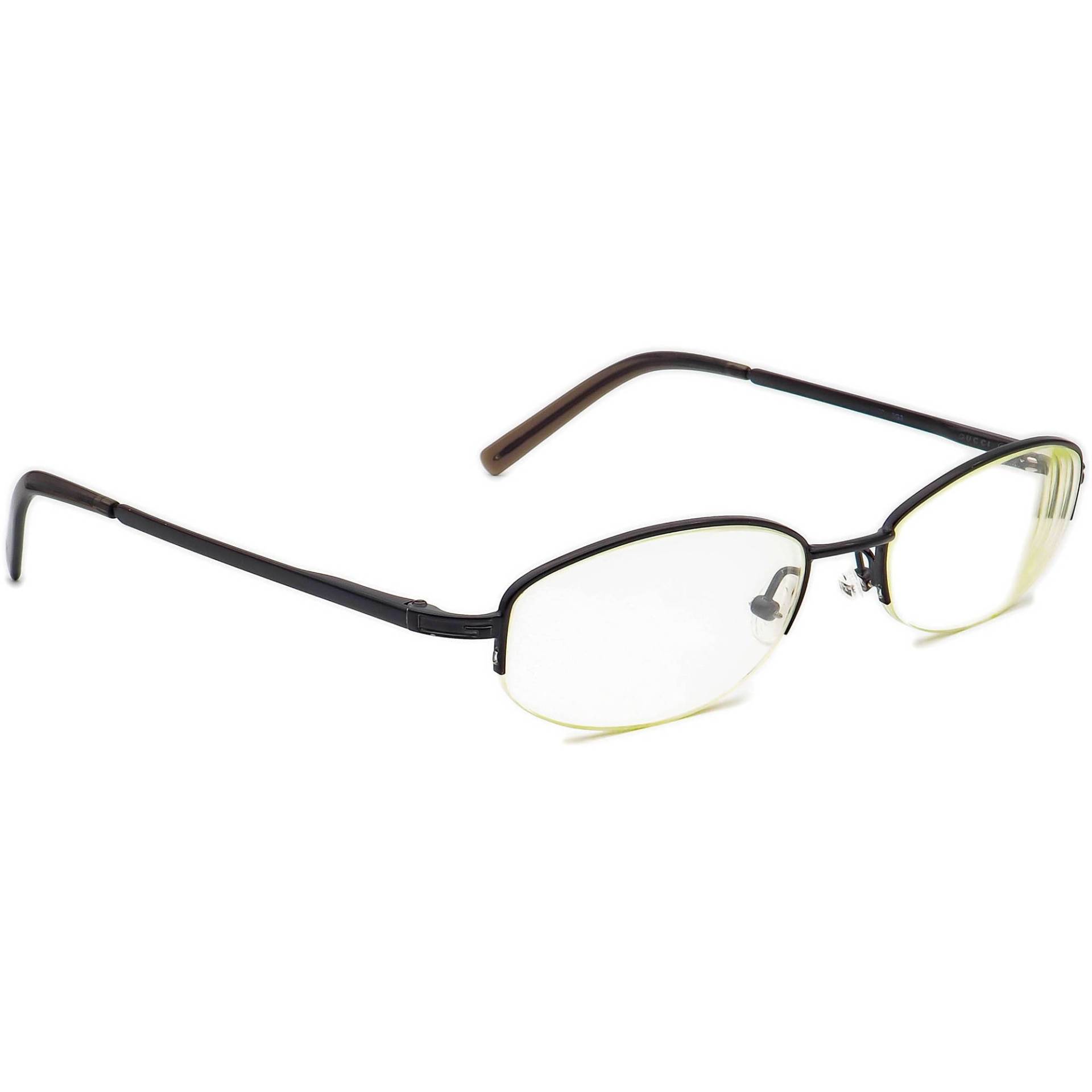 Gucci Brille Gg 2698 3G3 Schwarz Halbrand Metallgestell Italien 52[]17 135 von AfsharOptics