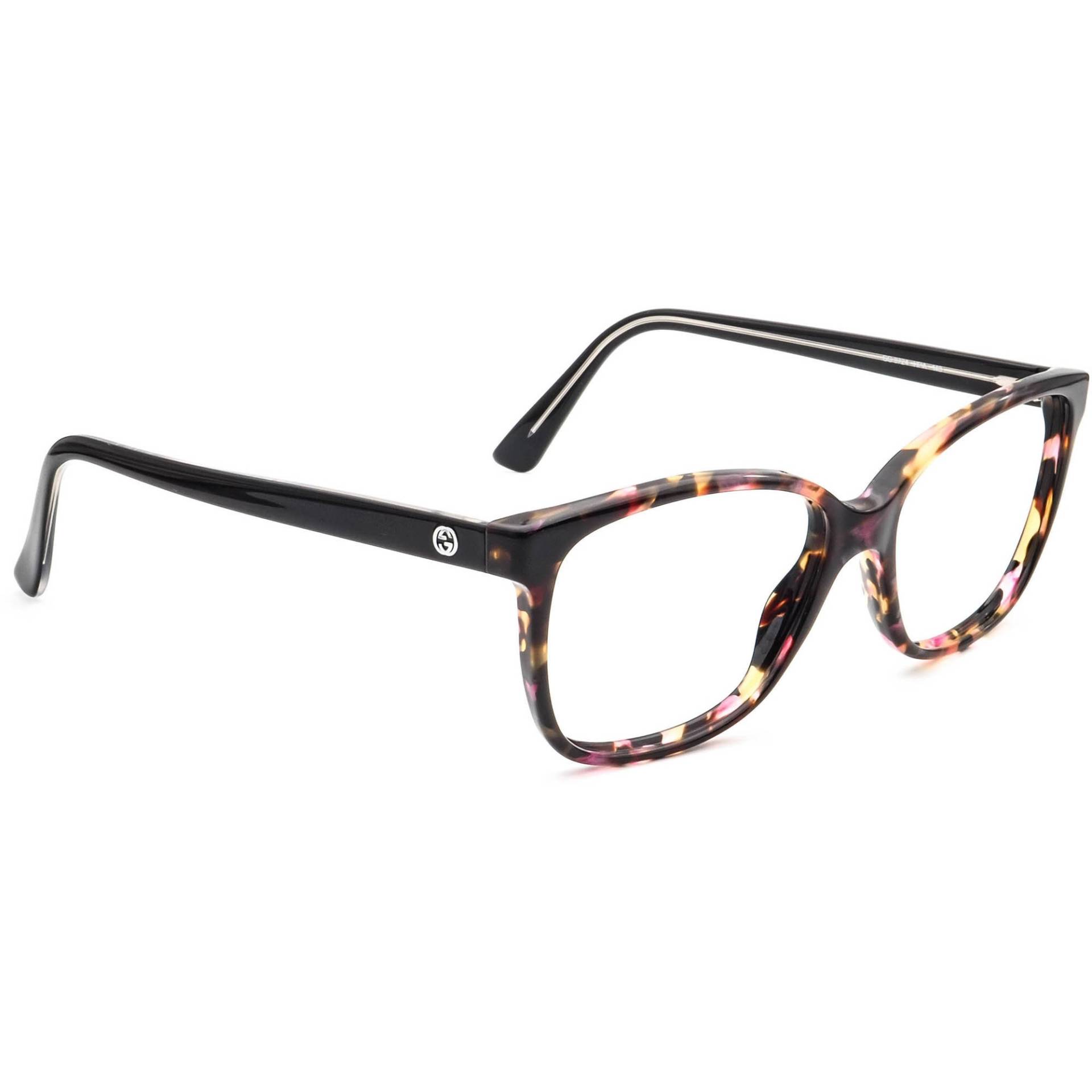 Gucci Brille Gg 3724 Hpa Pink Marmor/Schwarz Quadrat Rahmen Italien 53[]15 140 von AfsharOptics