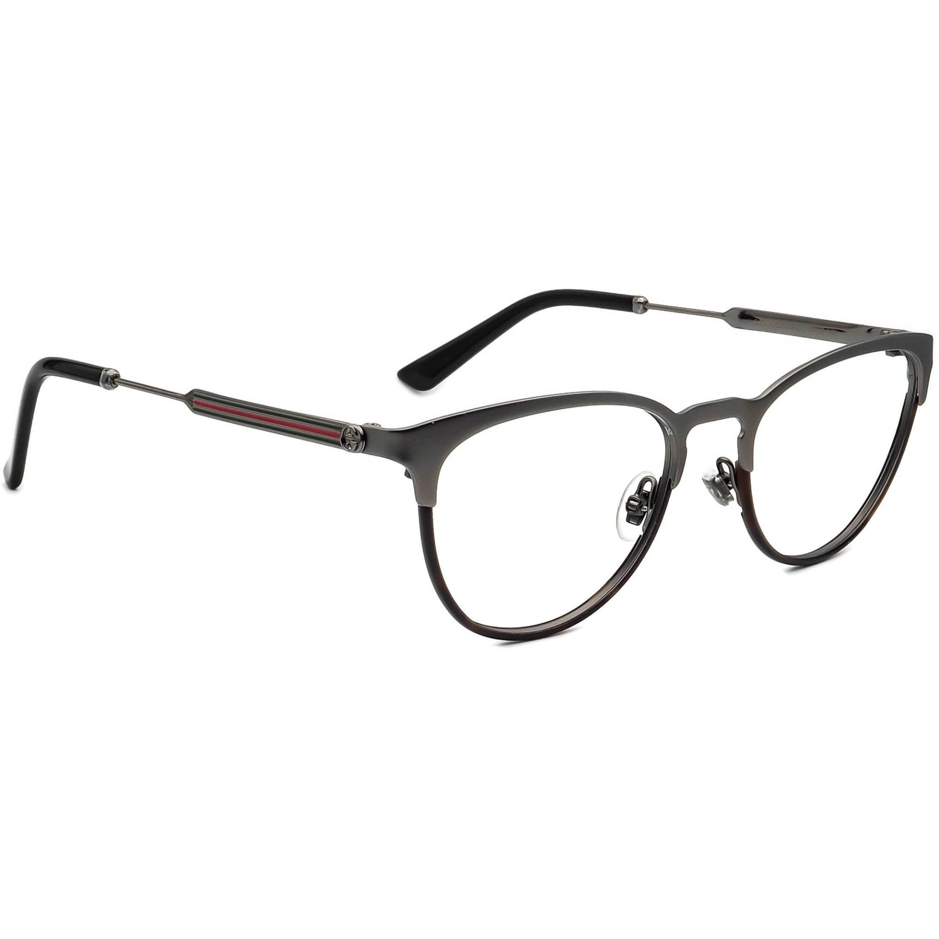 Gucci Brille Gg0134O 012 Gunmetal&schildkröte Metallrahmen Italien 54[]19 140 von AfsharOptics