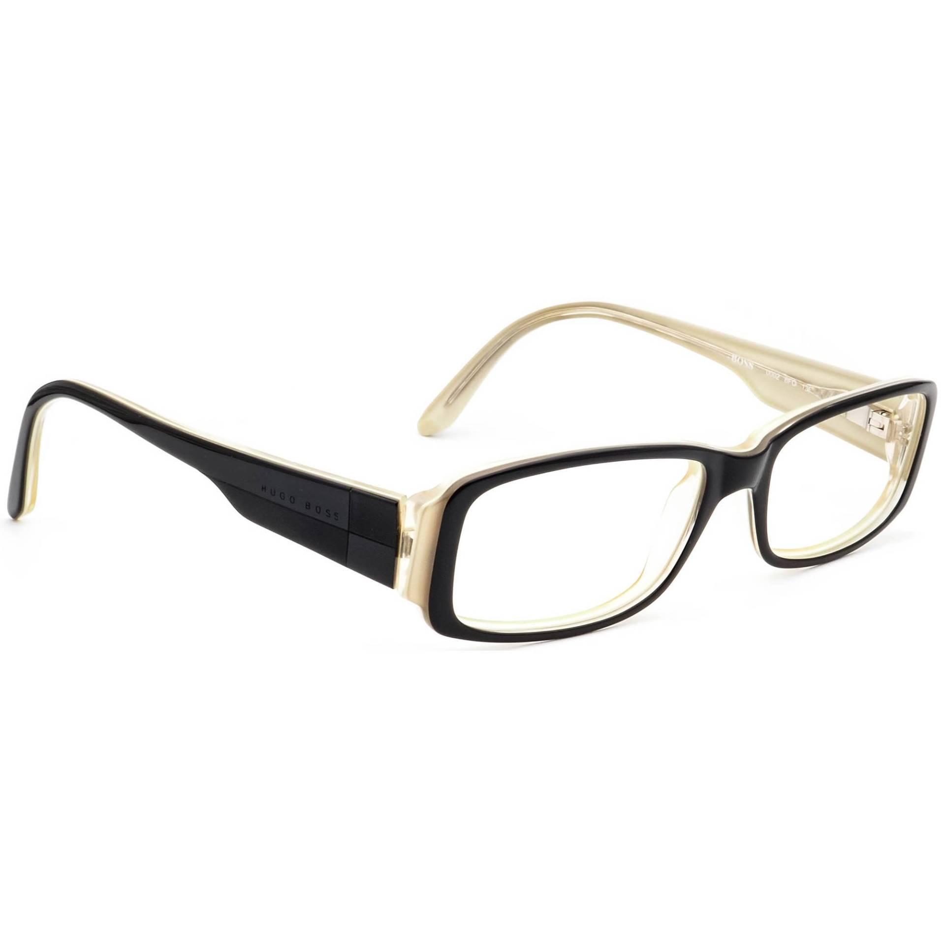 Hugo Boss Damen Brille 0002 6Fo Schwarz Rechteckrahmen Italien 50[]16 130 von AfsharOptics