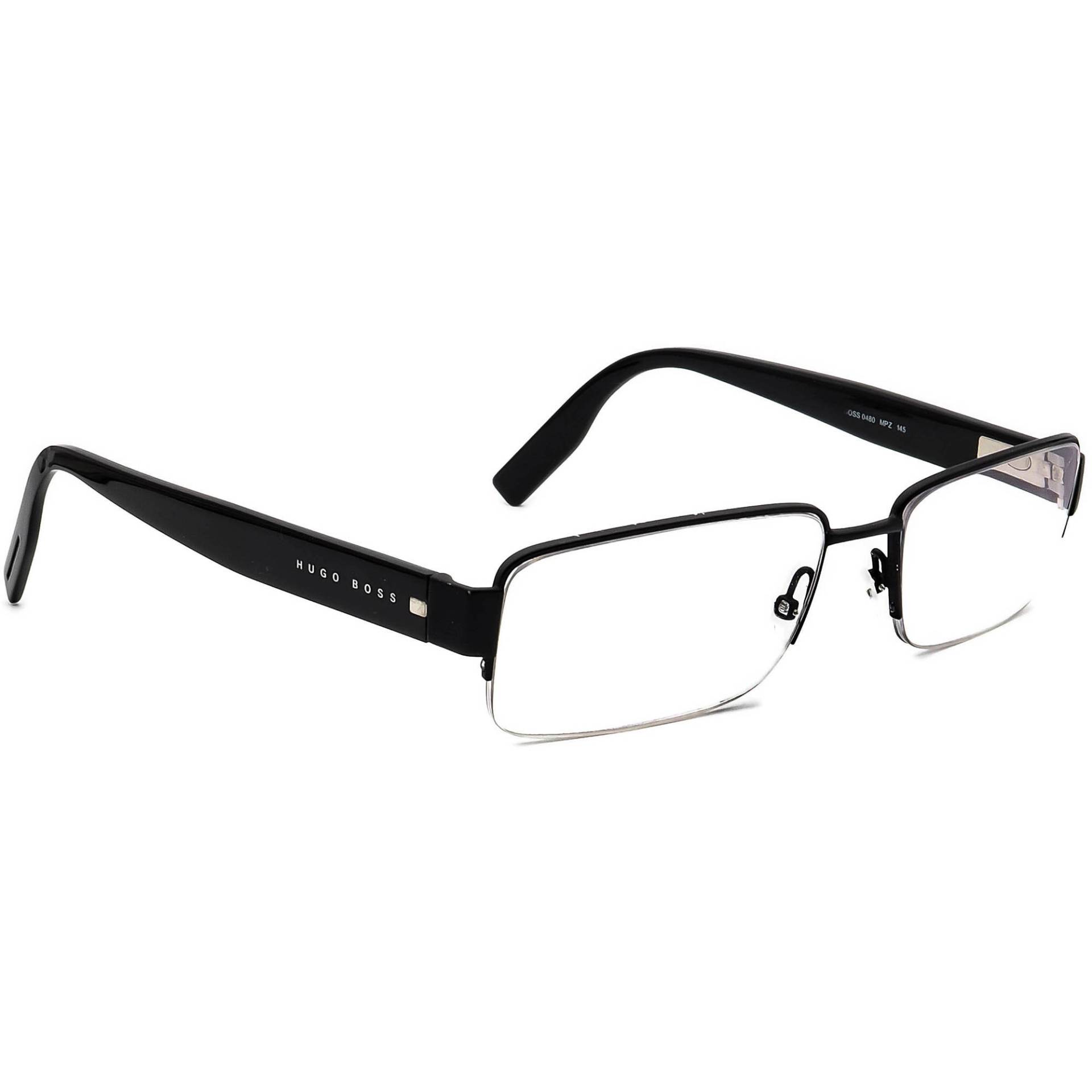 Hugo Boss Herren Brille 0480 Mpz Halbrand Rahmen Italien 56[]17 145 von AfsharOptics