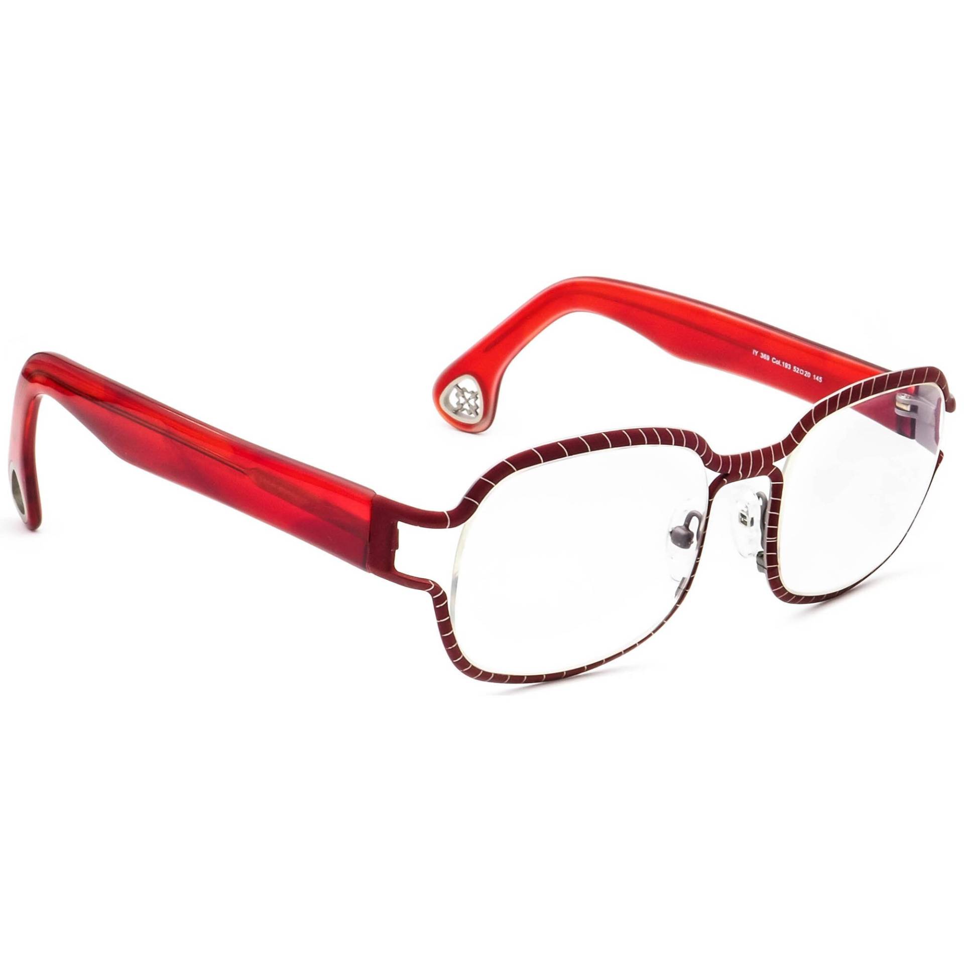 Iyoko Inyake Brille Iy 369 Col. 193 Rot-Weiß Rahmen Japan 52[]20 145 von AfsharOptics