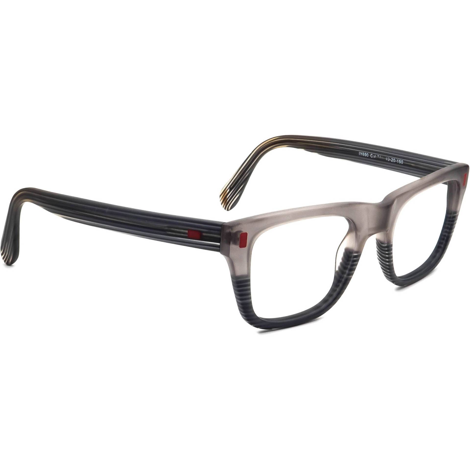 Iyoko Inyake Brille Iy690 Col.794 Matte Grau Quadrat Rahmen Japan 49[]20 150 von AfsharOptics