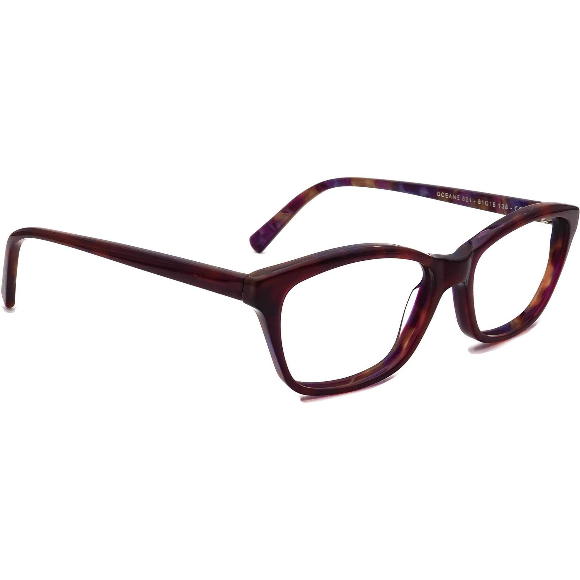 Jean Lafont Brille Oceane 621 Bordeaux Marmor/Lila Rahmen Frankreich 51[]15 138 von AfsharOptics