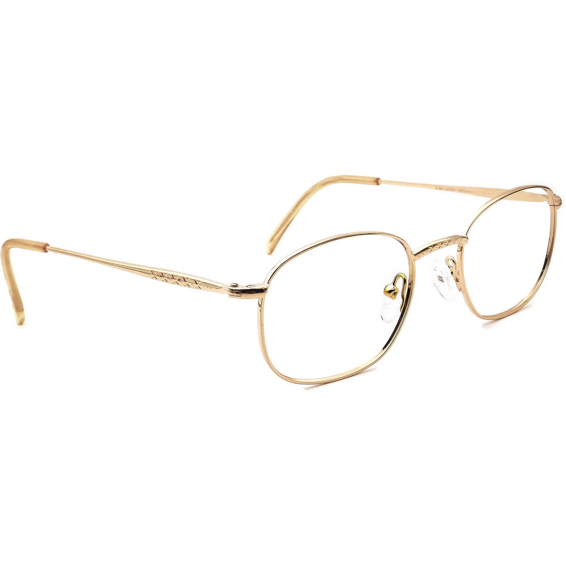 Jean Lafont Damen Brille Gold Rund Metallgestell 46[]21 135 von AfsharOptics