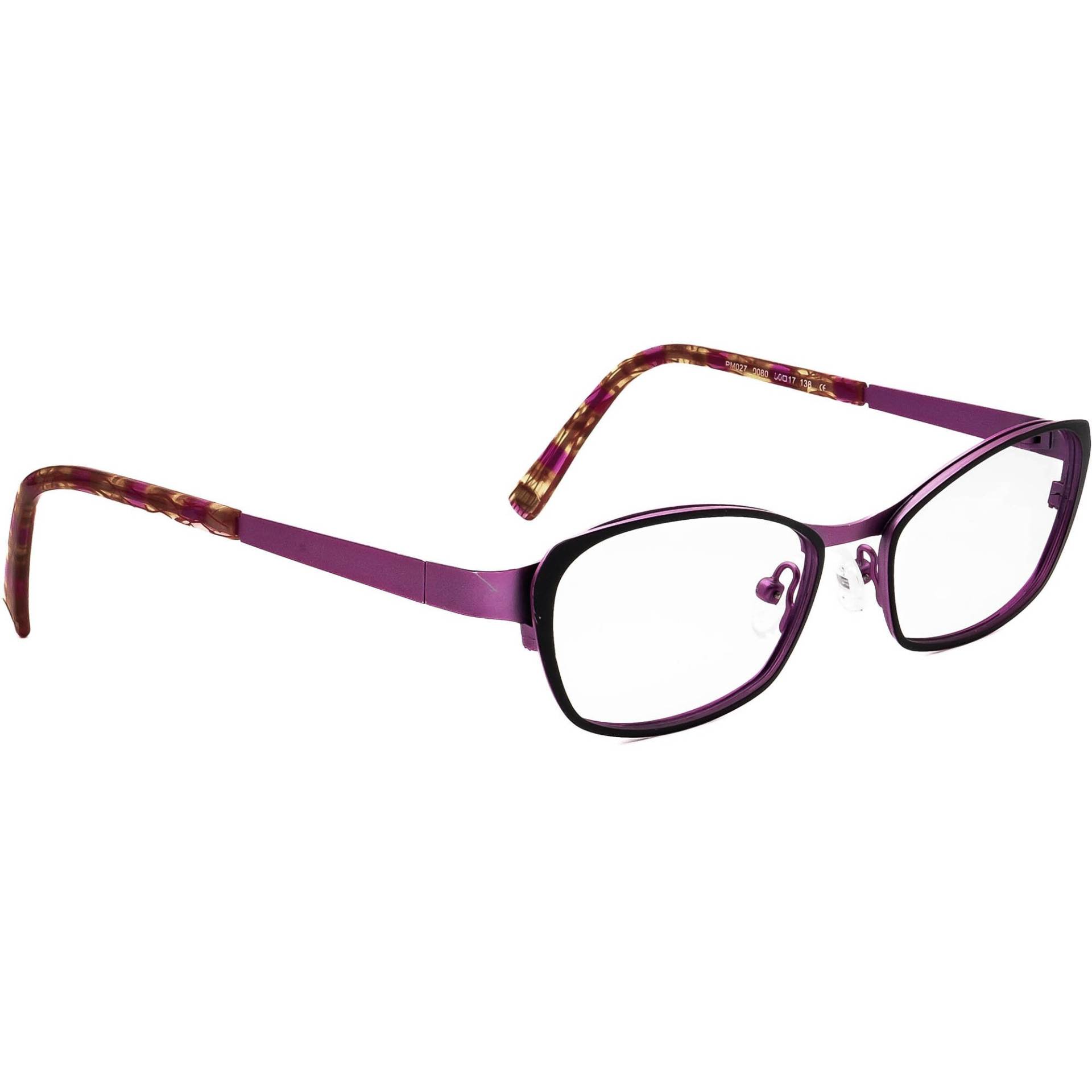 Jf Rey Damen Brille Pm027 0080 Schwarz-Lila Katzenauge Metallrahmen 50[]17 138 von AfsharOptics