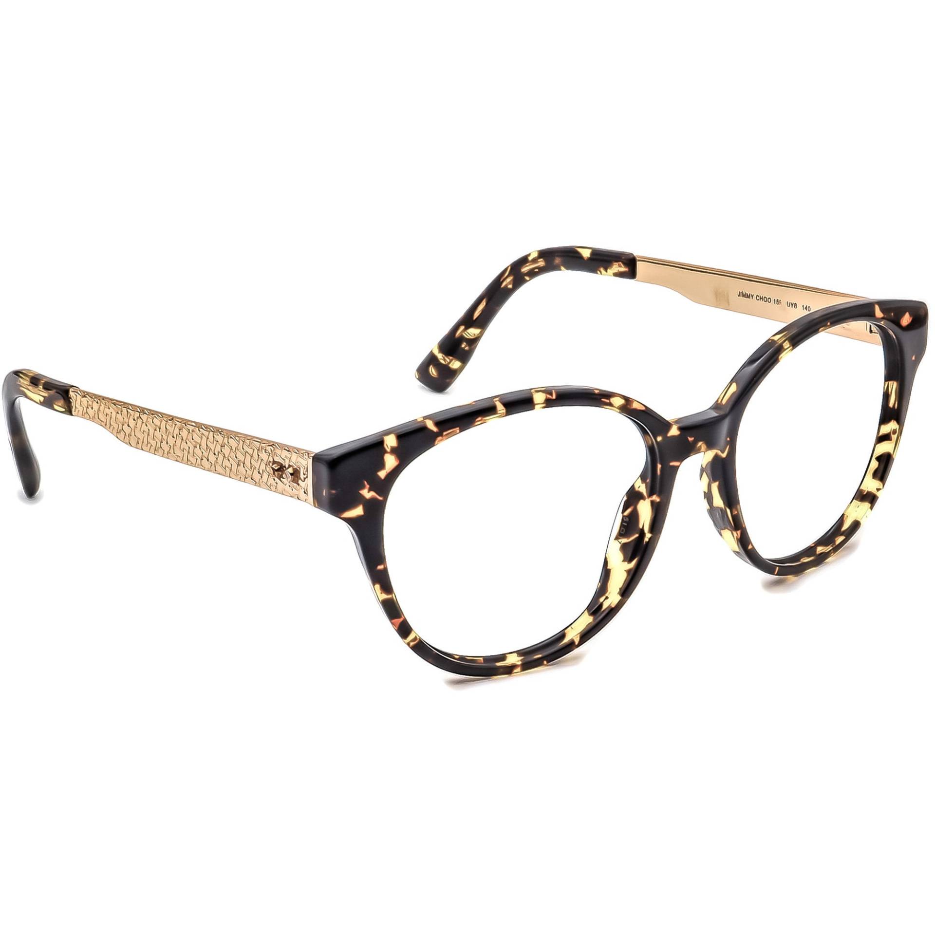 Jimmy Choo Brille 159 Uy8 Schildkröte/Roségold B-Form Rahmen Italien 51[]17 140 von AfsharOptics