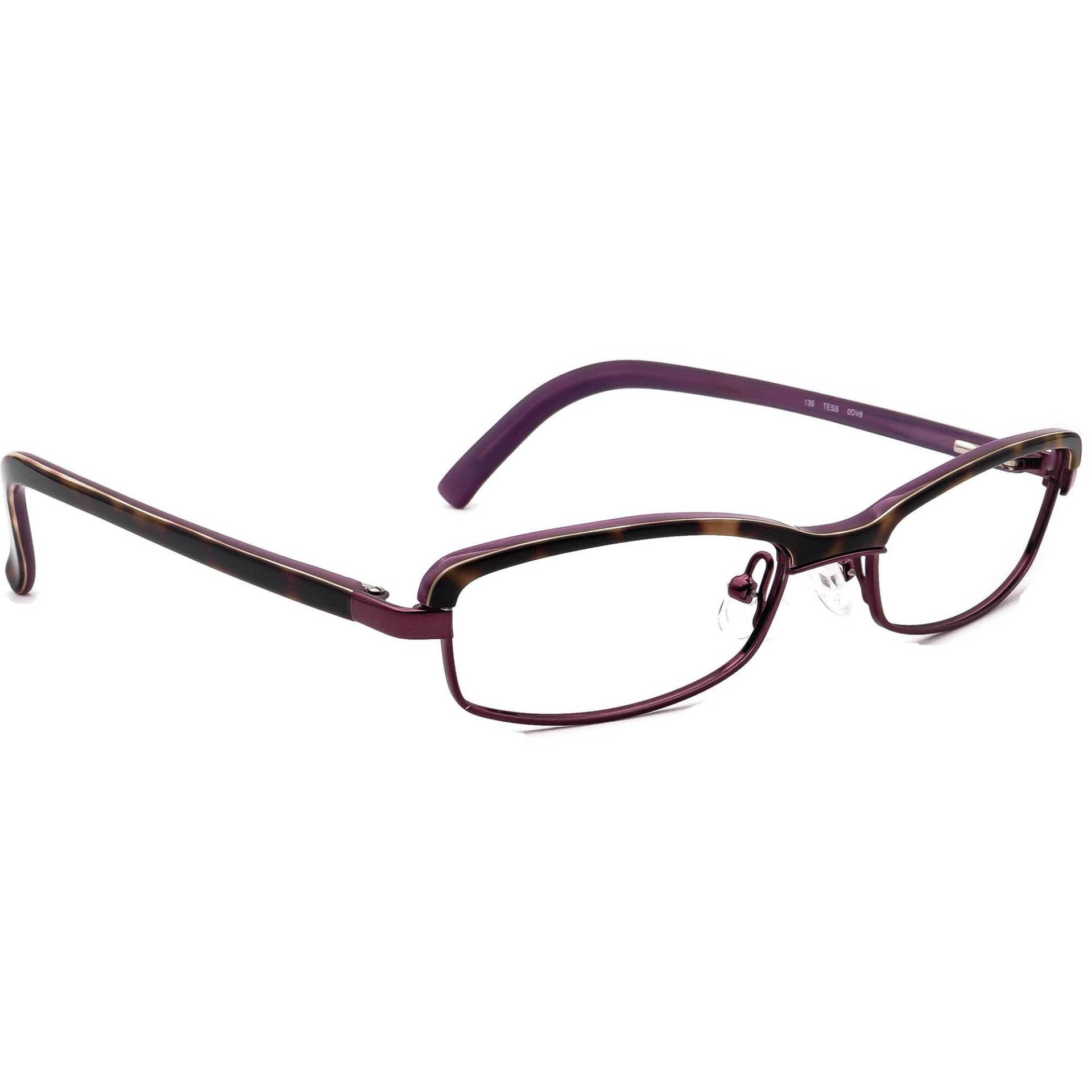 Kate Spade Brille Tess 0Dv8 Schildkröte/Lila Rechteck Italien 50[]17 135 von AfsharOptics