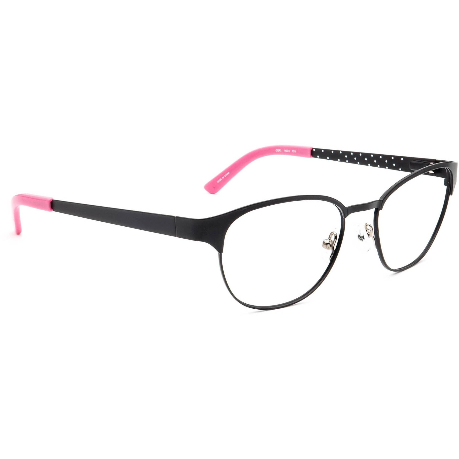 Kate Spade Damen Brille Geri 0003 Schwarz B-Form Metallgestell 51[]17 135 von AfsharOptics