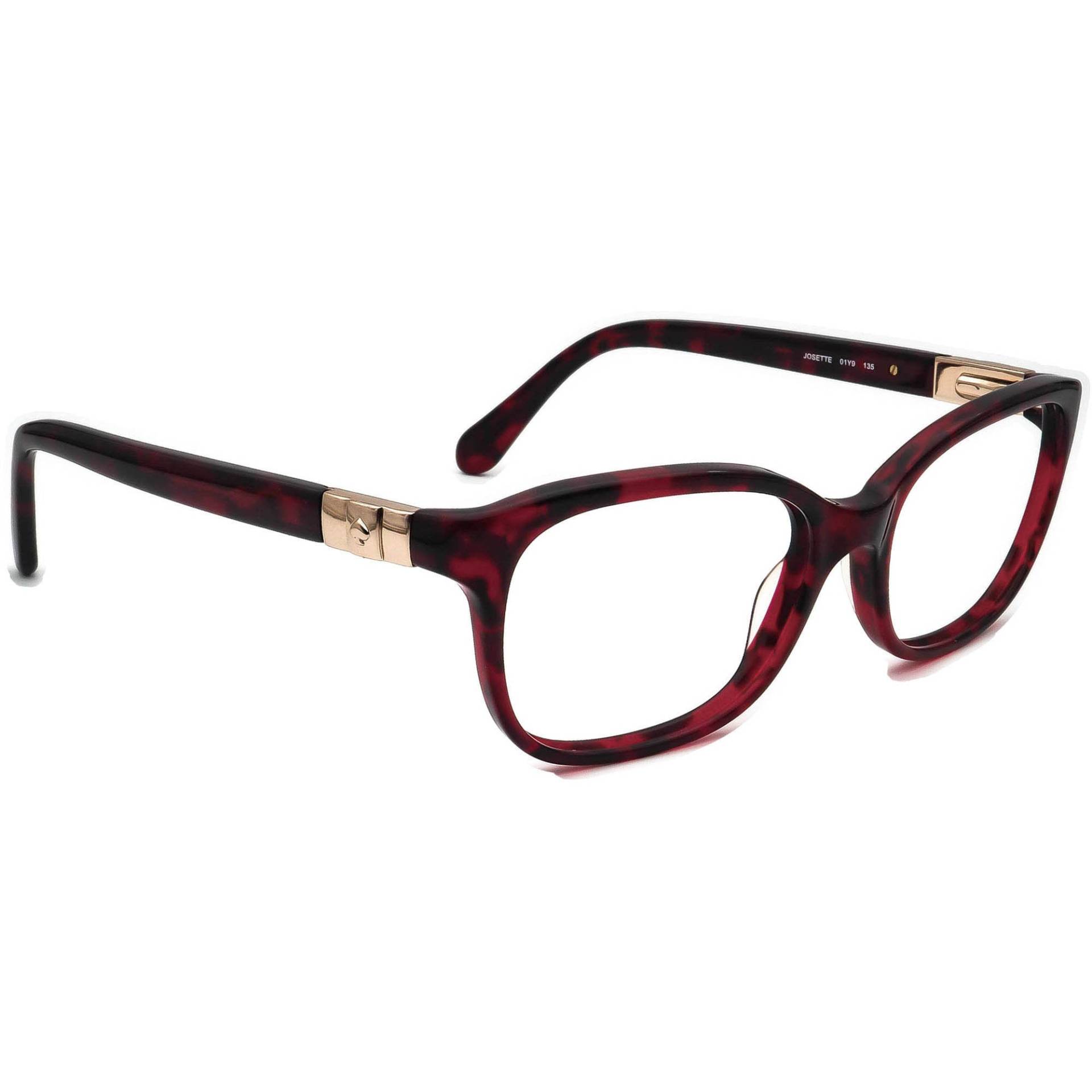 Kate Spade Damen Brille Josette 01Y9 Red Havana B-Form Rahmen 52[]17 135 von AfsharOptics