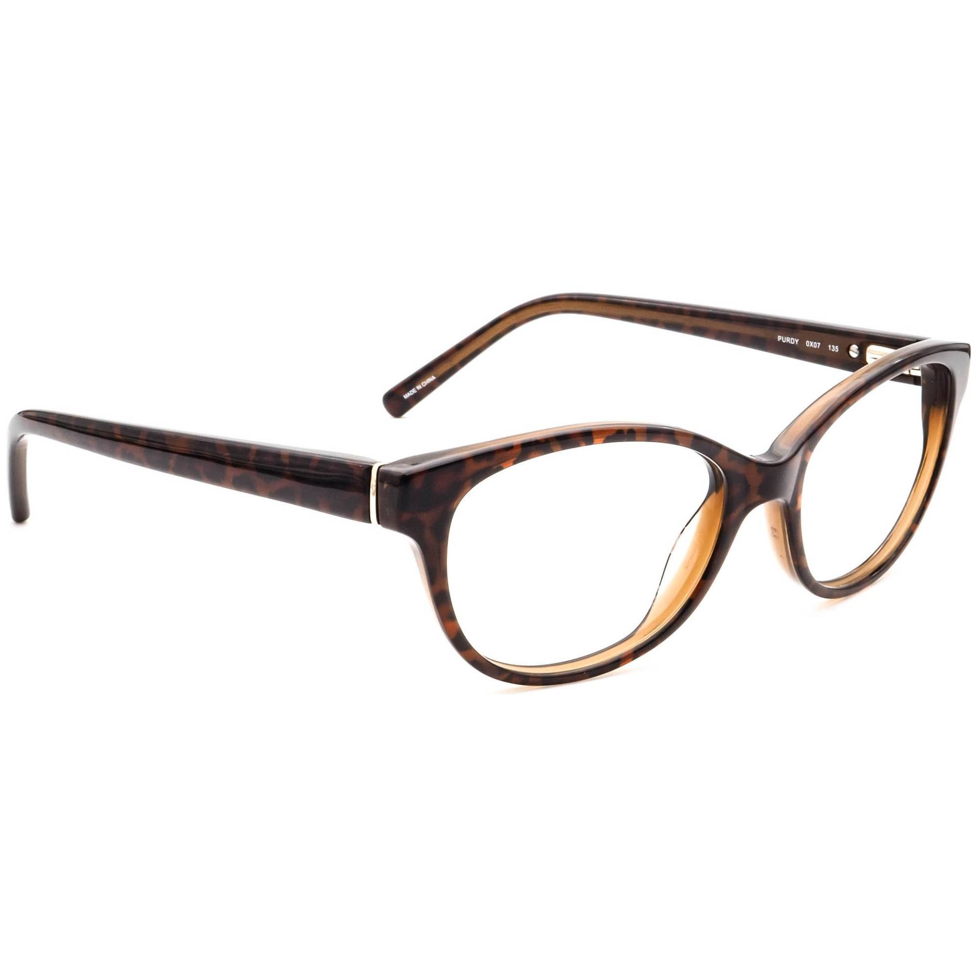 Kate Spade Damen Brille Purdy 0x07 Braun Leopard Print Frame 50[]16 135 von AfsharOptics