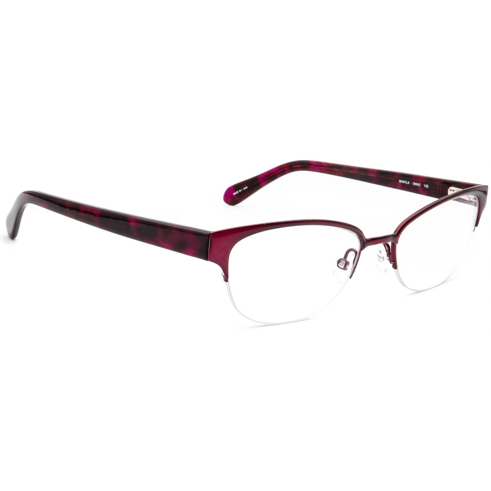 Kate Spade Damen Brille Shayla 0W45 Lila Halbrand Rahmen 51[]17 135 von AfsharOptics