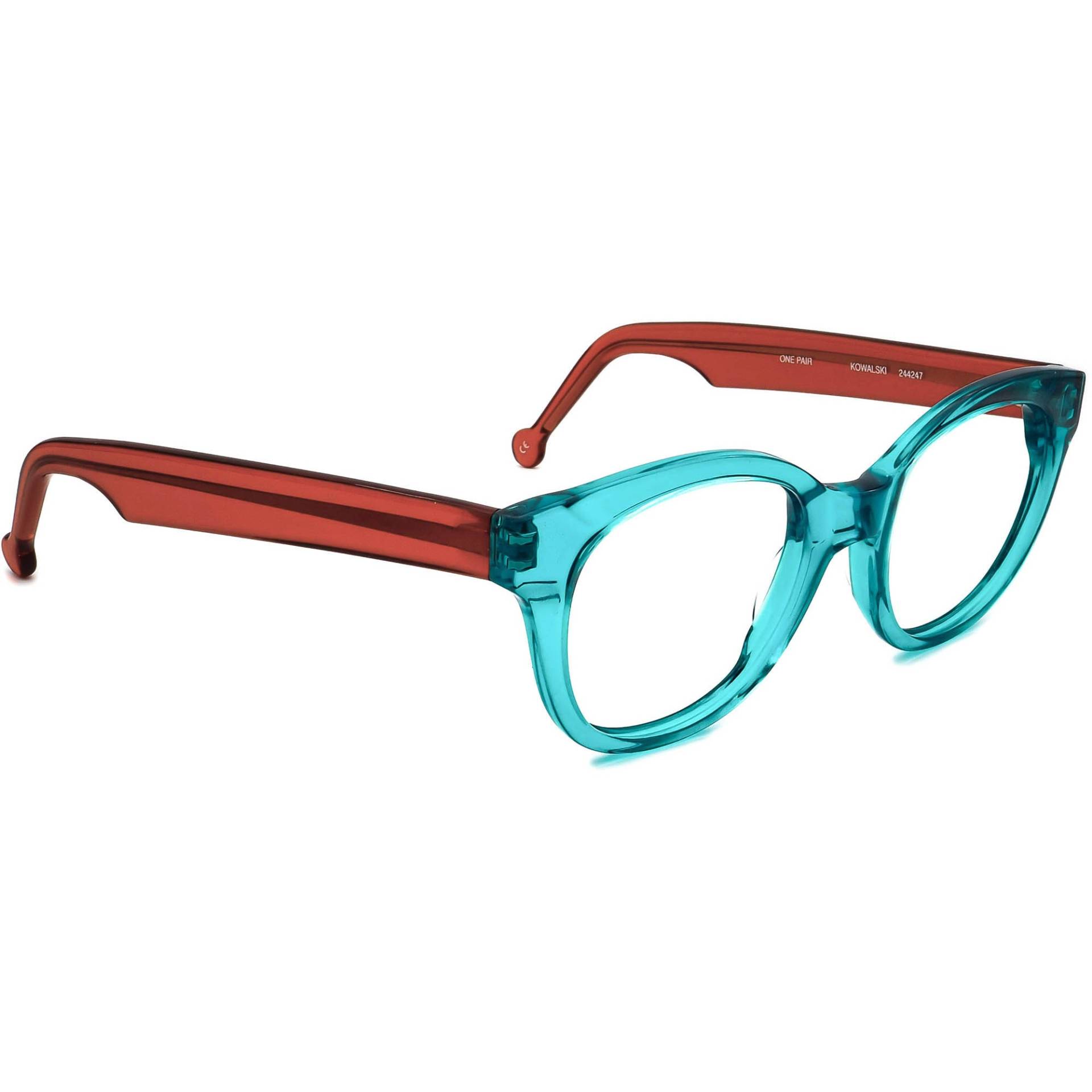 L.a.eyeworks Brille Kowalski 244247 Blau/Braun Frankreich 48[]18 145 Handmade von AfsharOptics