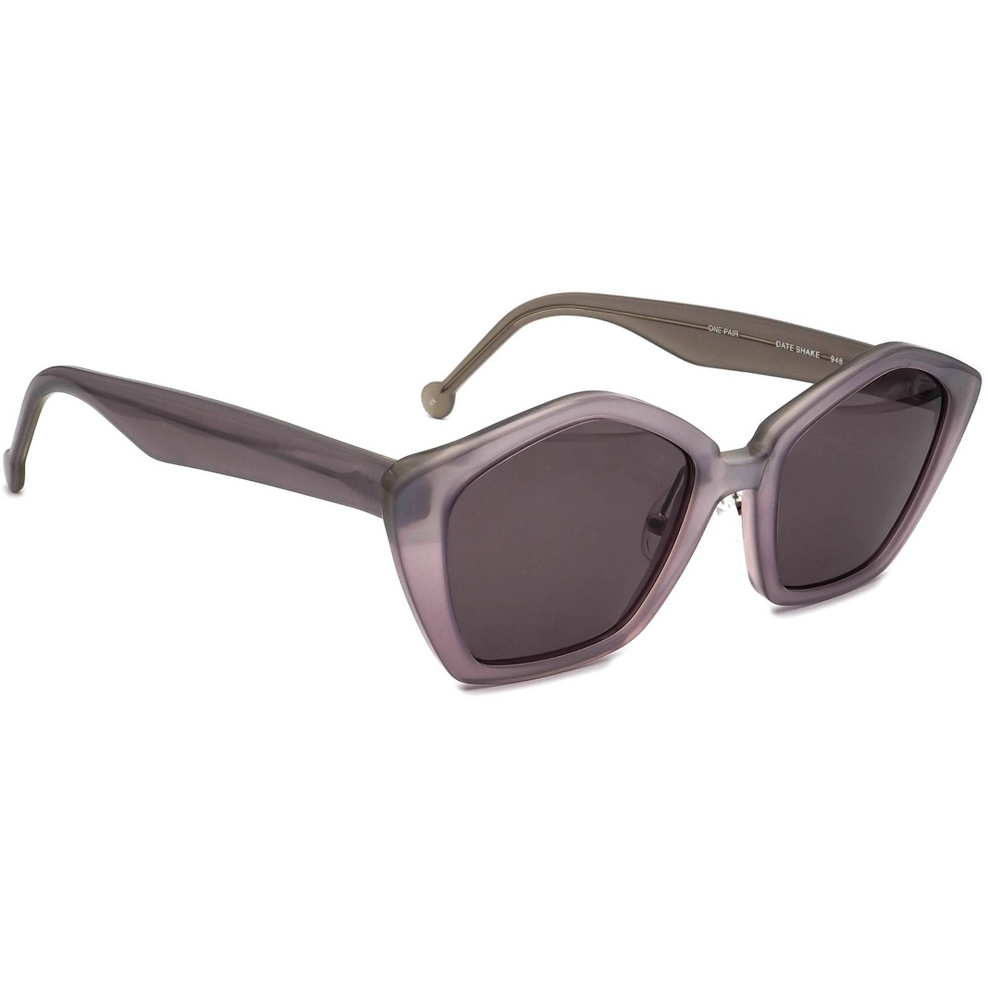 L.a.eyeworks Sonnenbrille One Pair Date Shake 948 Light Purple Italy 50mm Handmade von AfsharOptics