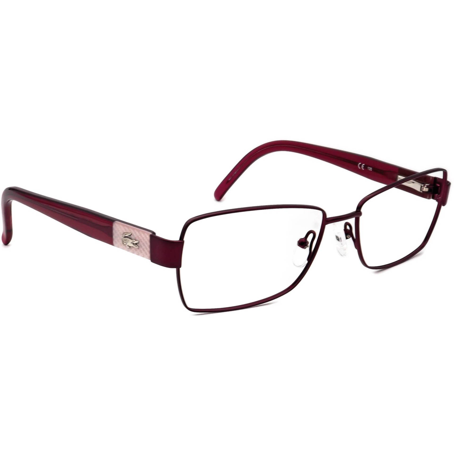 Lacoste Damen Brille L2143 603 Bordeaux Rechteckiger Rahmen 55[]16 135 von AfsharOptics