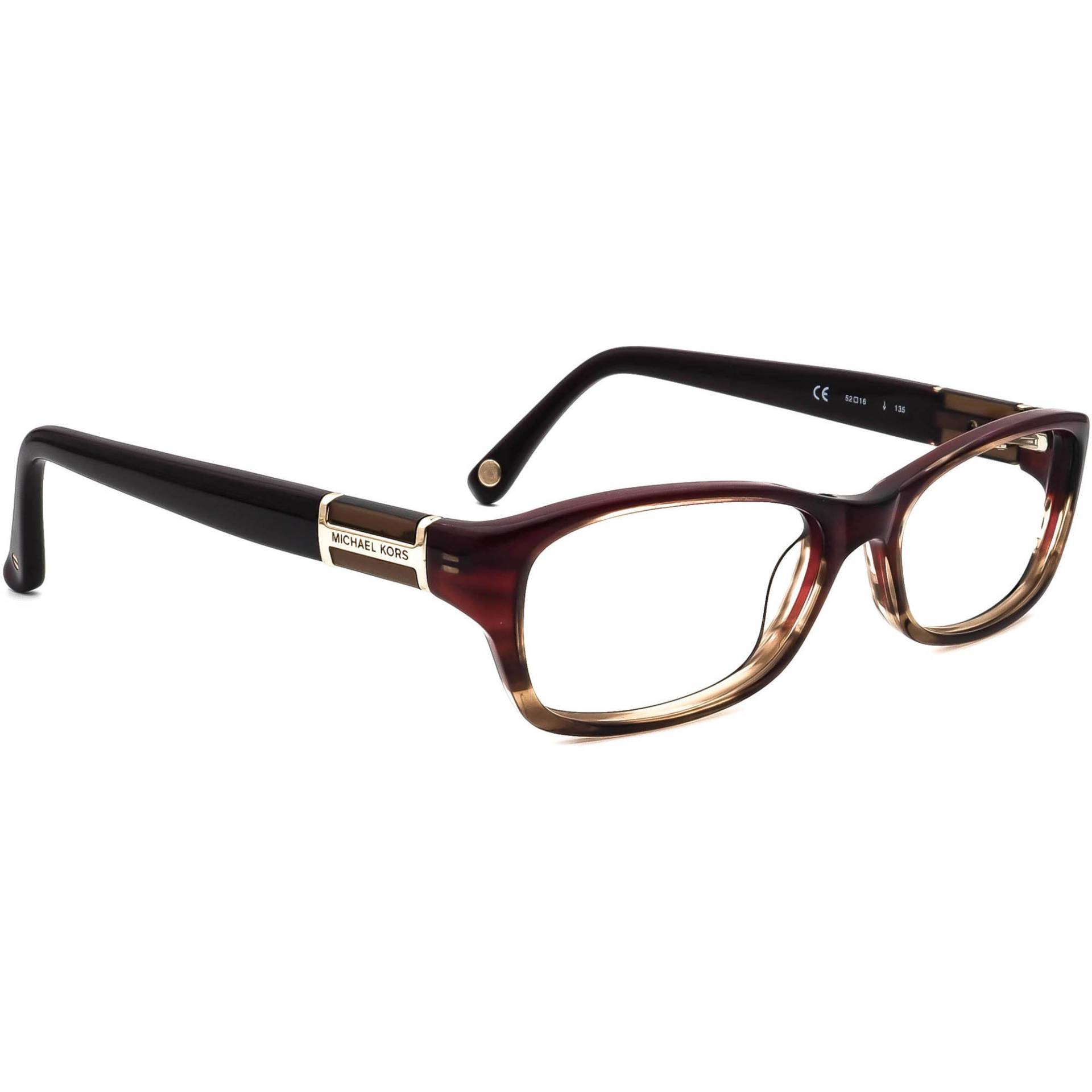 Michael Kors Brille Mk252 602 Burgund Farbverlauf Rechteckiger Rahmen 52[]16 135 von AfsharOptics