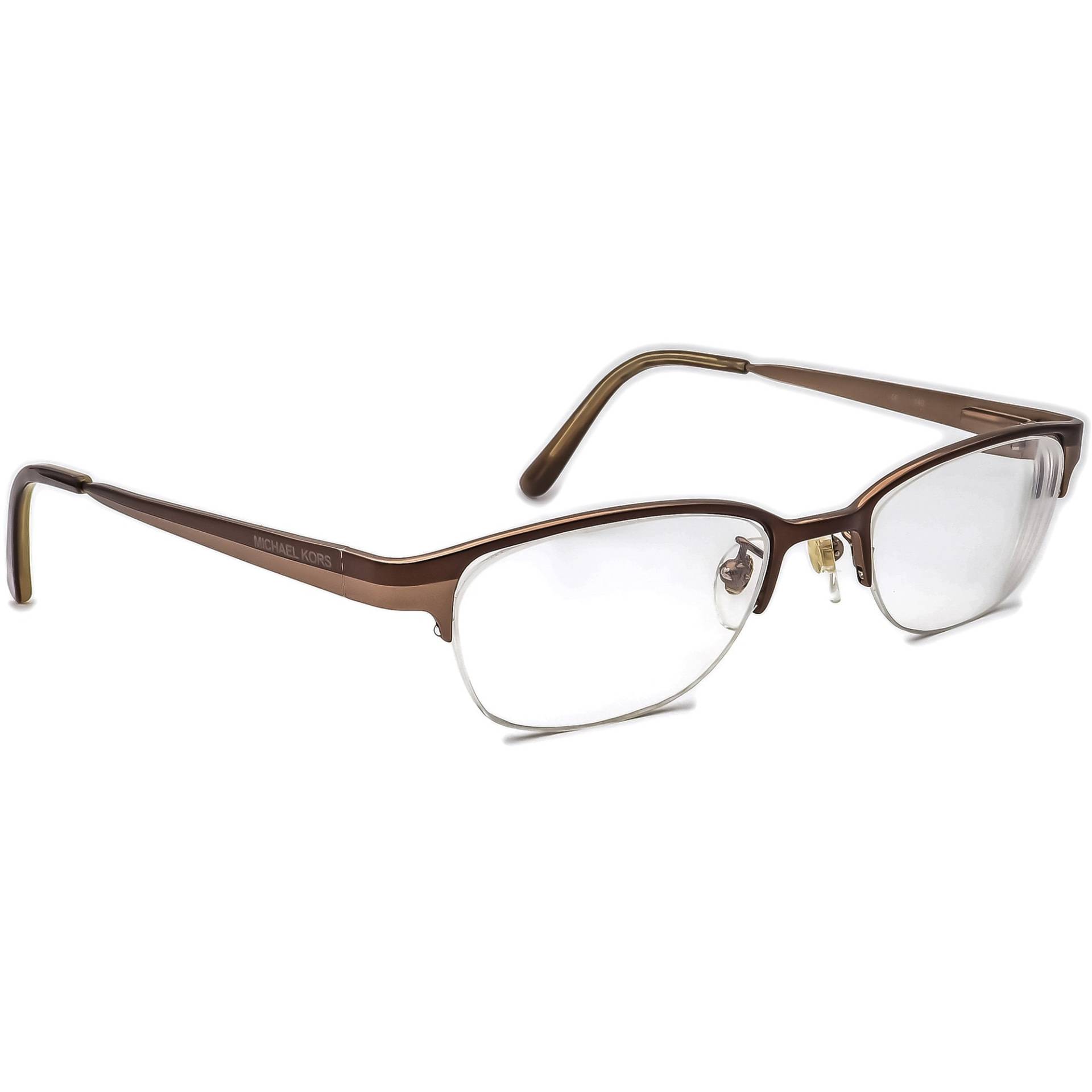 Michael Kors Damen Brille Mk 127 216 Braun Halbrand Metallgestell 51[]19 140 von AfsharOptics