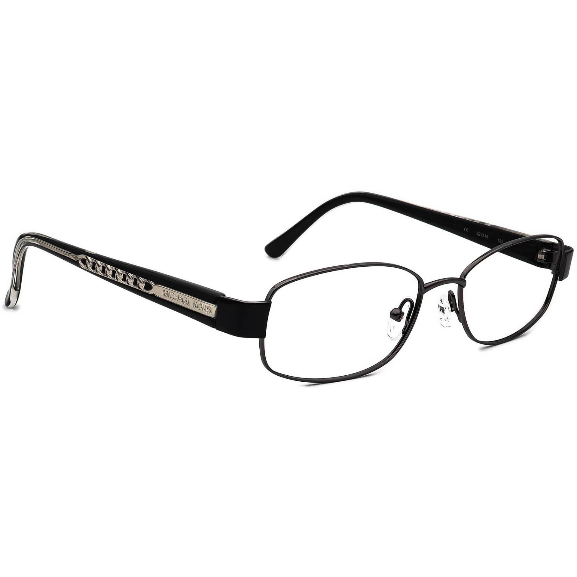 Michael Kors Damen Brille Mk418 001 Gunmetal&schwarz Oval Rahmen 52[]16 135 von AfsharOptics